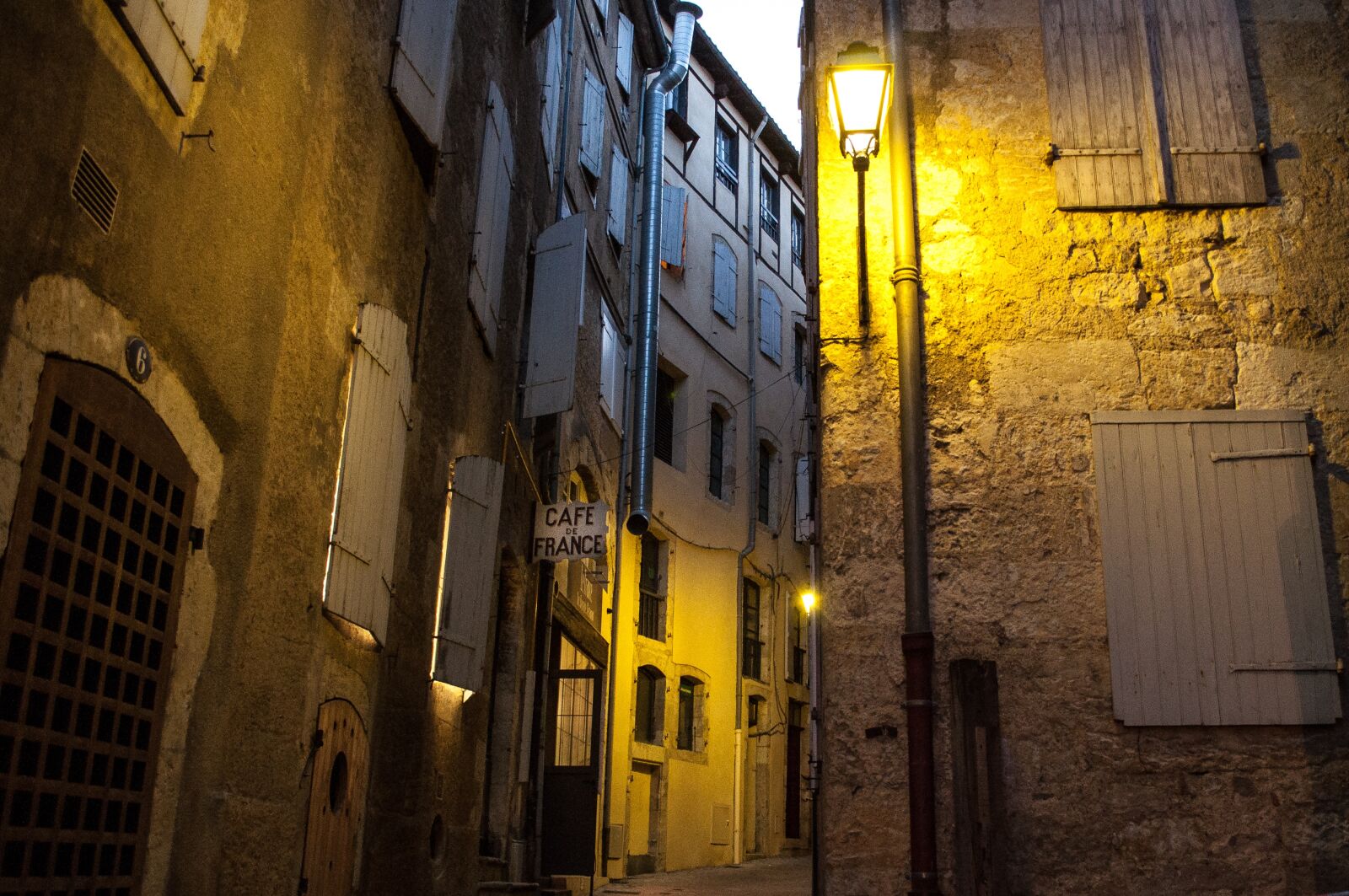 Nikon D5000 sample photo. Cafe, france, buildings photography