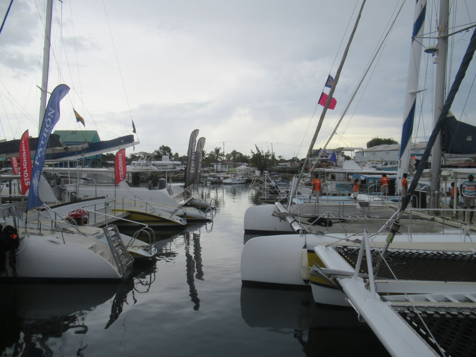 Canon PowerShot SX620 HS sample photo. Barbados, catamaran, clouds, cloudy photography