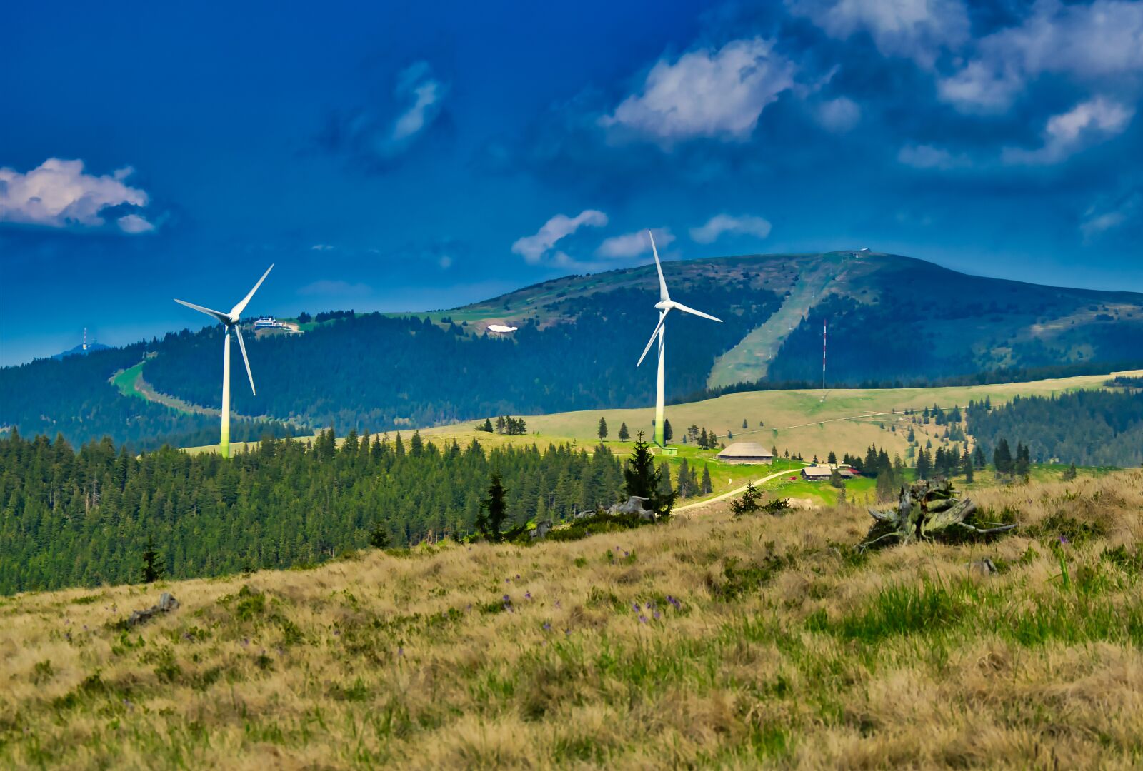 Nikon D5300 sample photo. Landscape, wind power, nature photography