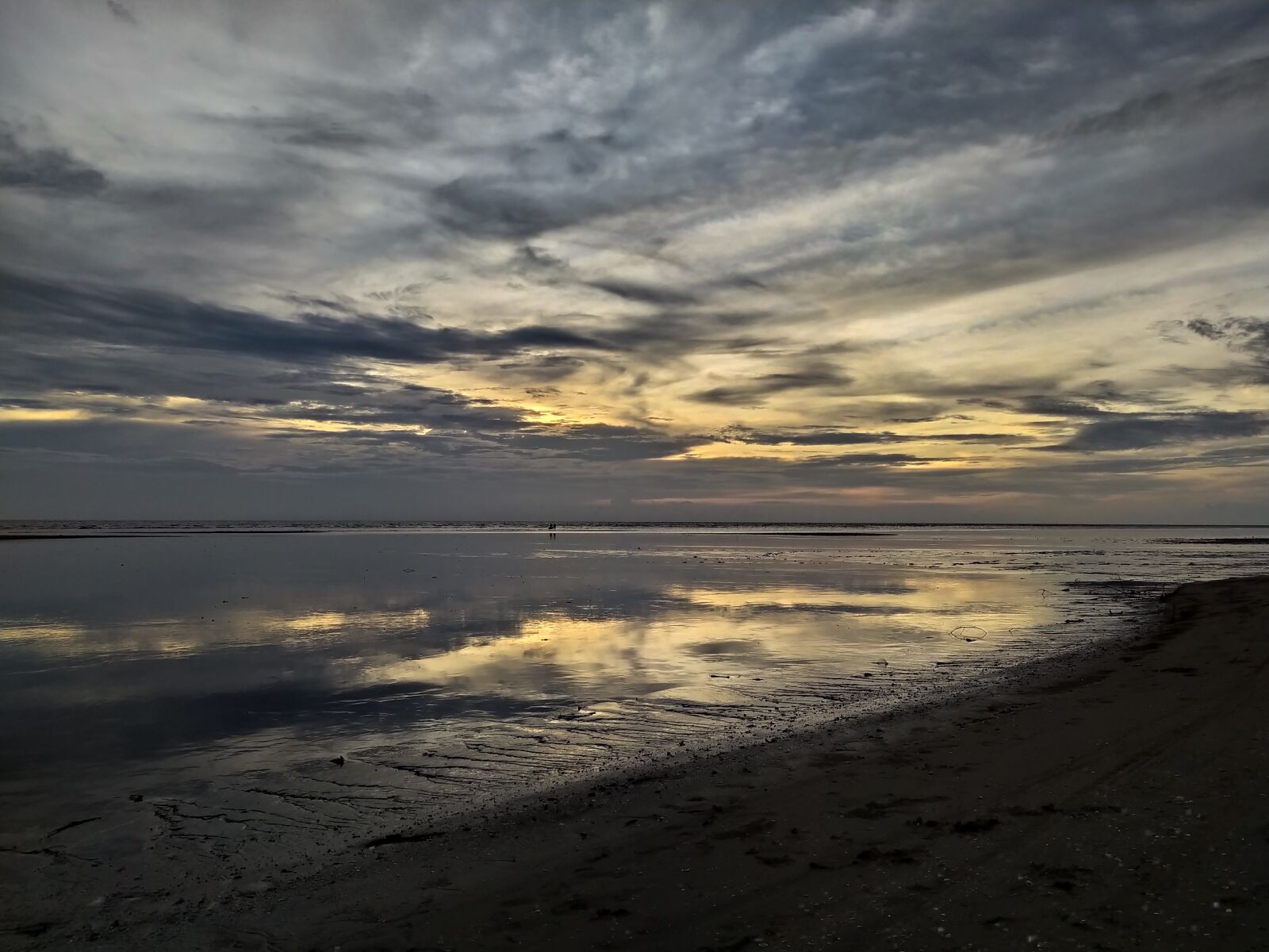 Xiaomi Redmi Note 7 sample photo. Sunset, beach, sky photography