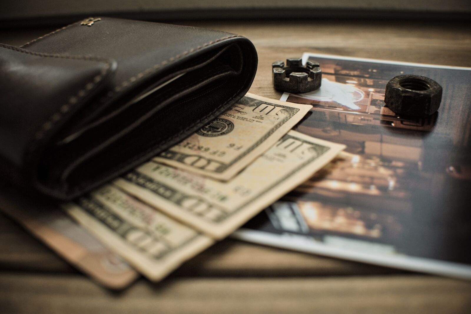 Nikon D700 sample photo. Dollar, background, finances photography