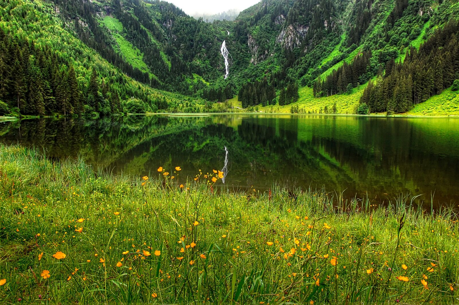 Nikon D40 sample photo. Schladming, lake, nature photography