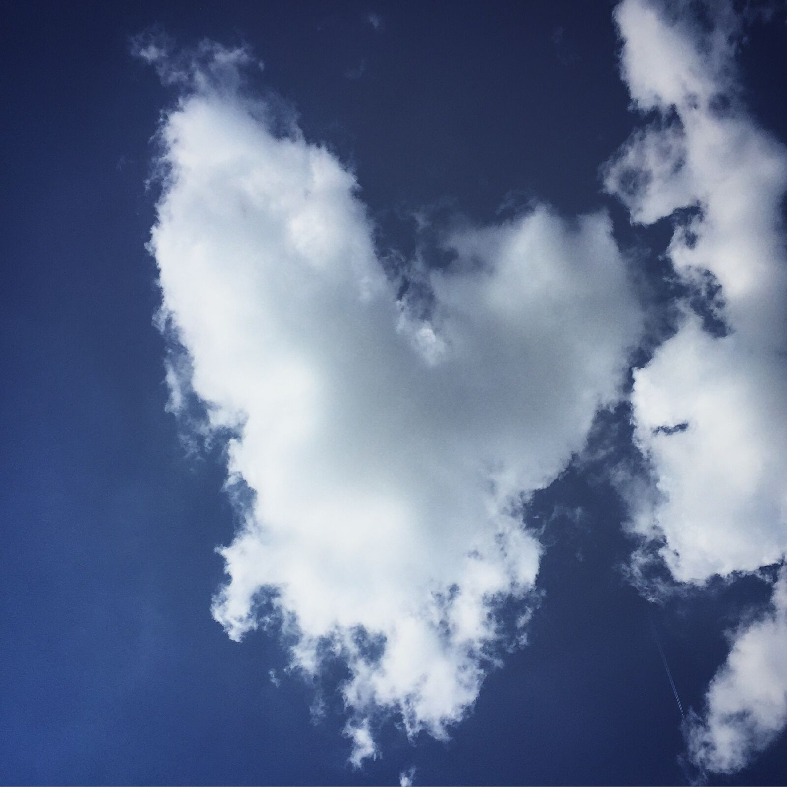 Apple iPhone 6 sample photo. Heart, cloud, sky photography
