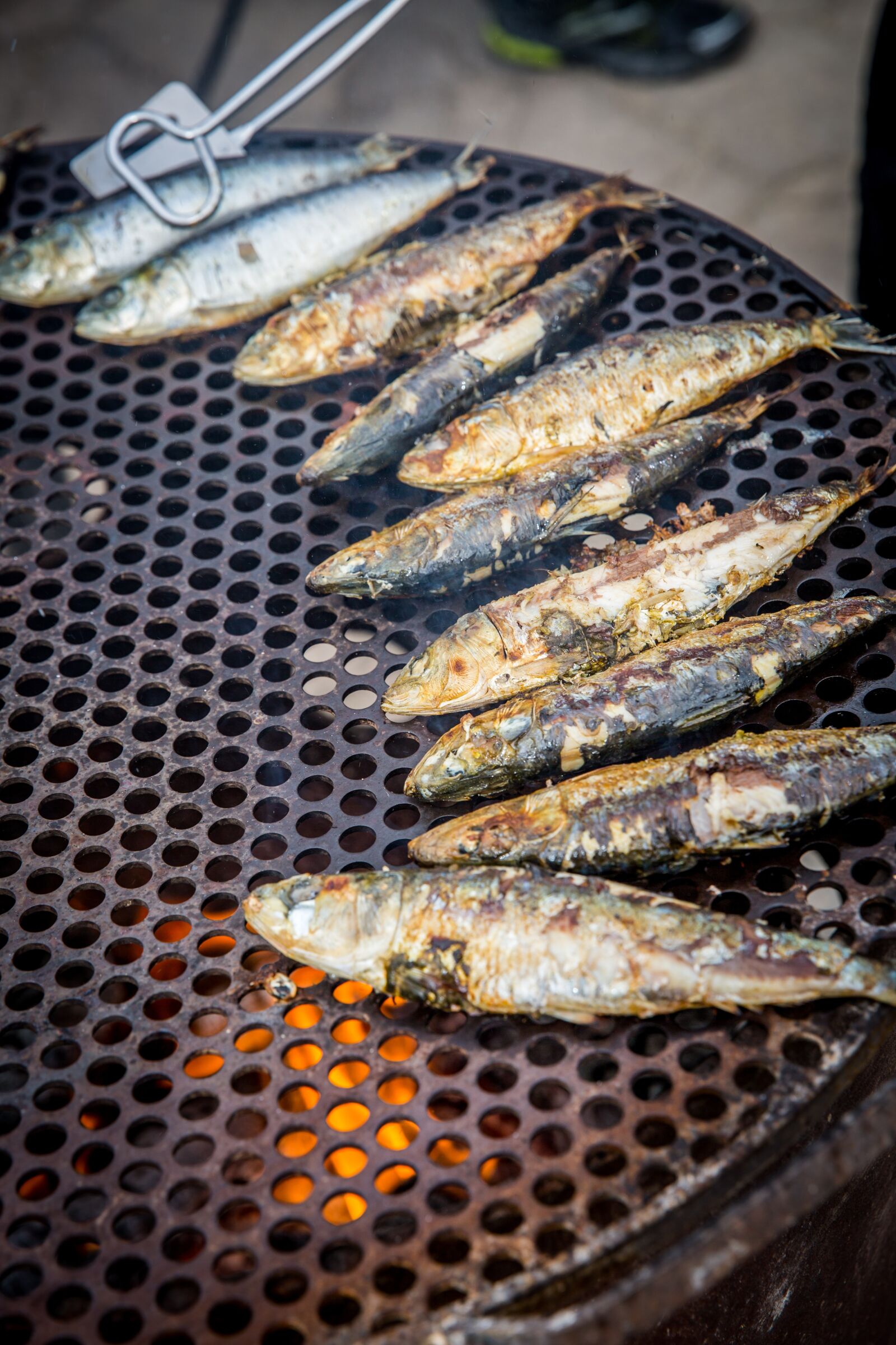 Canon EF 24-70mm F2.8L II USM sample photo. Fish, grilling, cooking photography