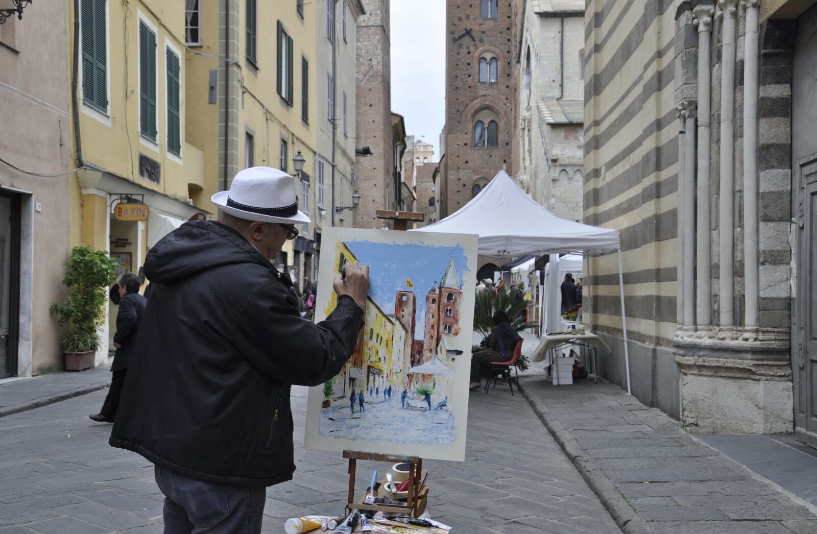 Nikon D5000 sample photo. Painter, the framework, paint photography