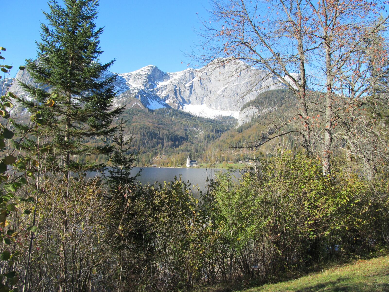 Canon PowerShot SX150 IS sample photo. Upper austria, autumn, lake photography
