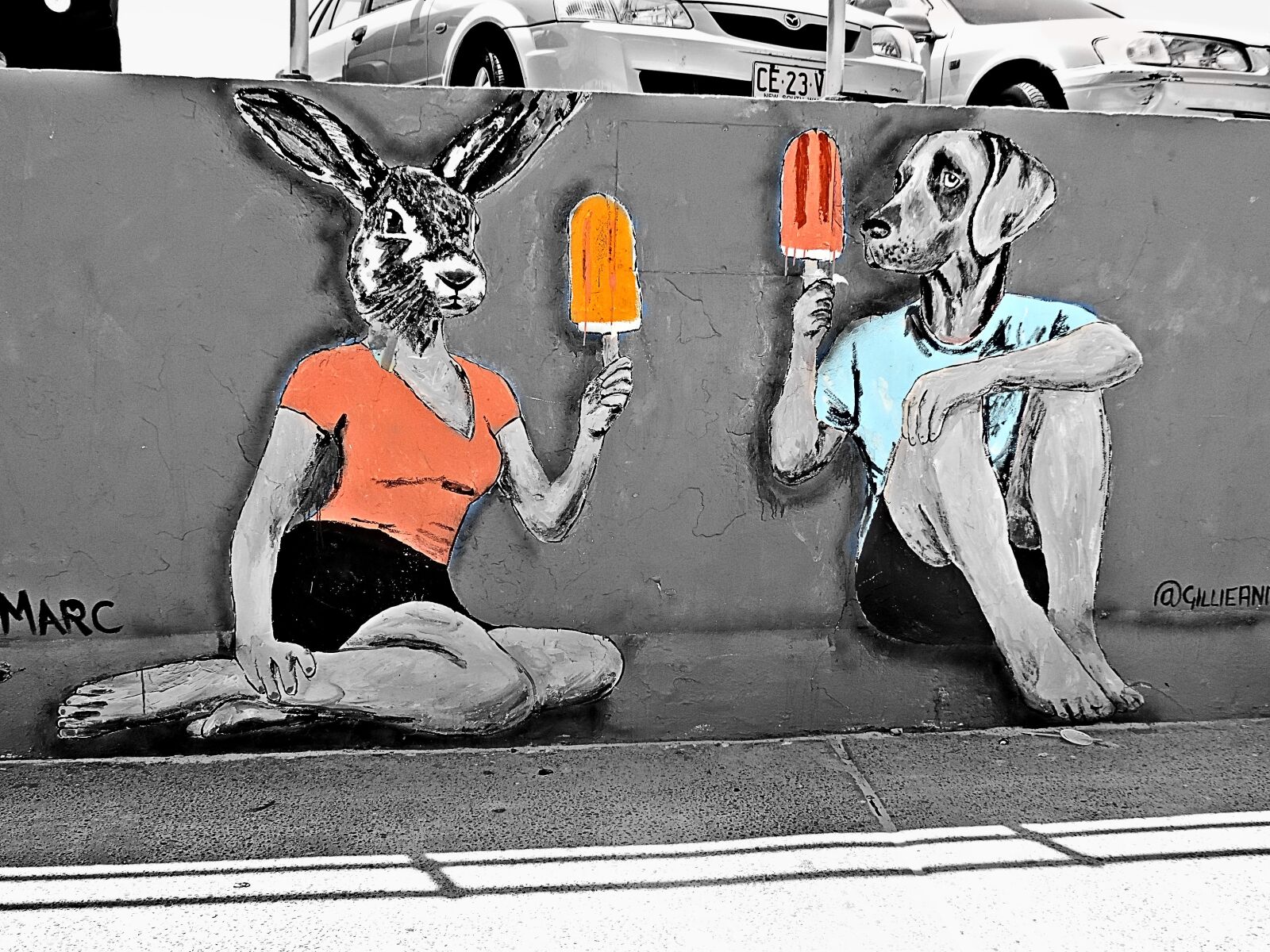 Nikon Coolpix P520 sample photo. Street art, bondi beach photography