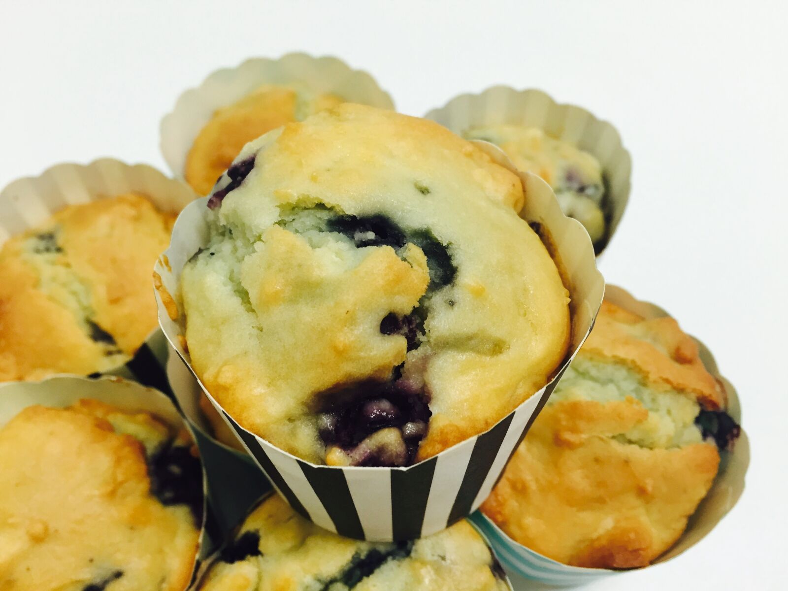 Apple iPhone 6 sample photo. Muffin, fruit, blueberry photography