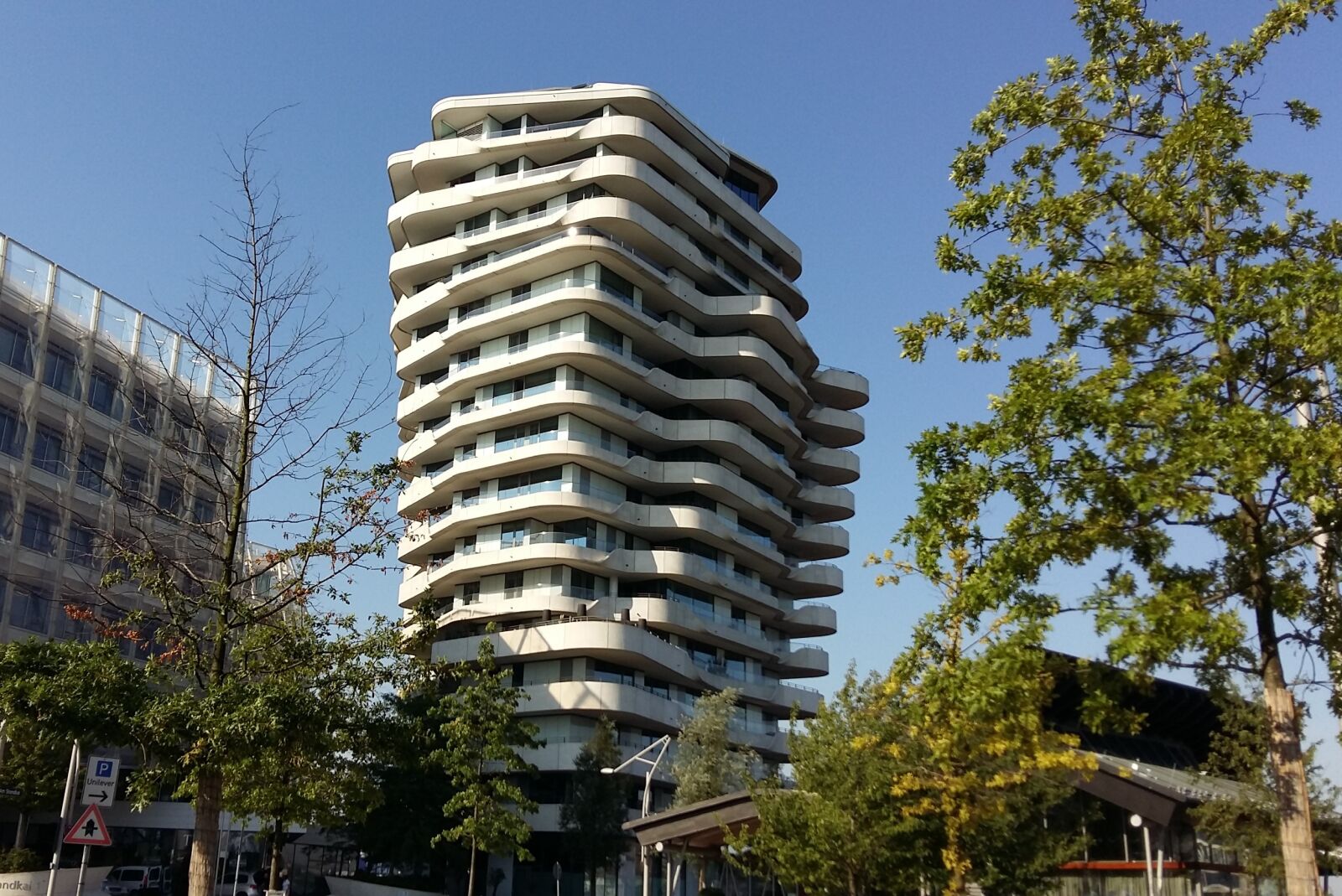 Samsung Galaxy A5 sample photo. Harbour city, hamburg, modern photography