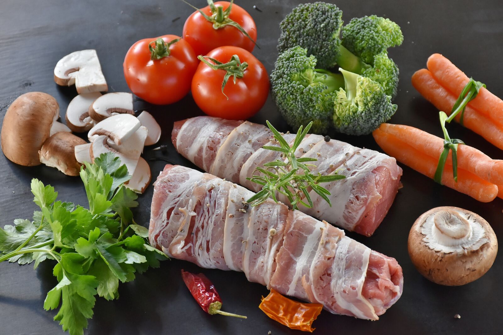 Nikon D7200 sample photo. Pig, pork, pork tenderloin photography