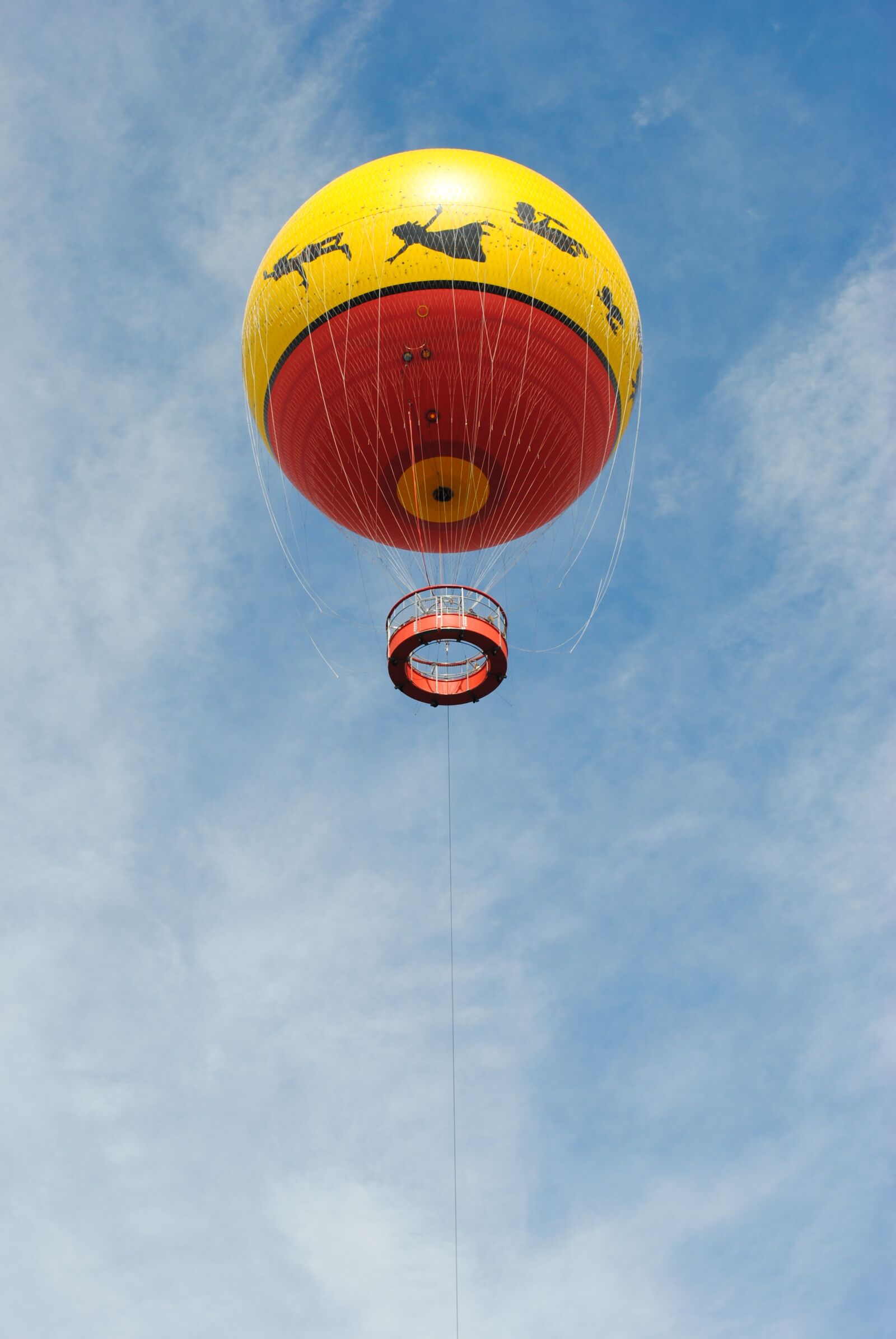 Nikon D3000 sample photo. Balloon, clouds, sky photography