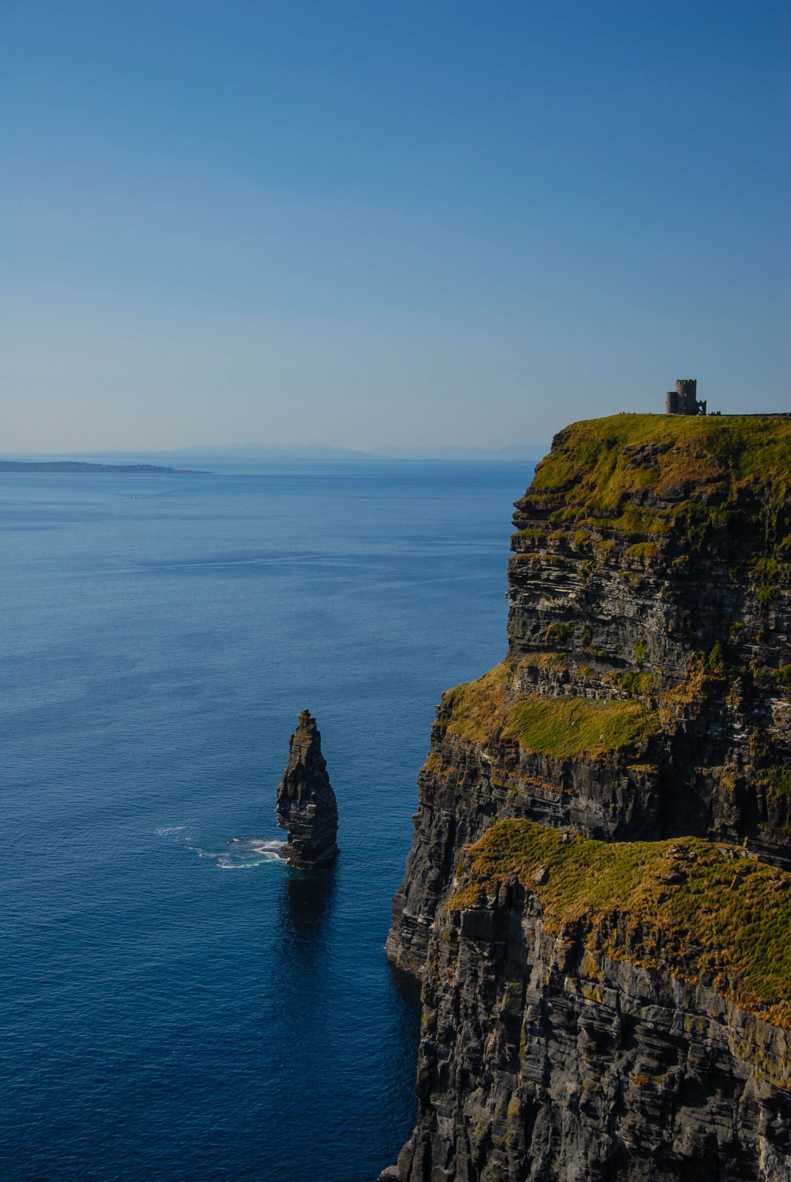 Nikon D200 sample photo. Cliffs, ireland, sea photography