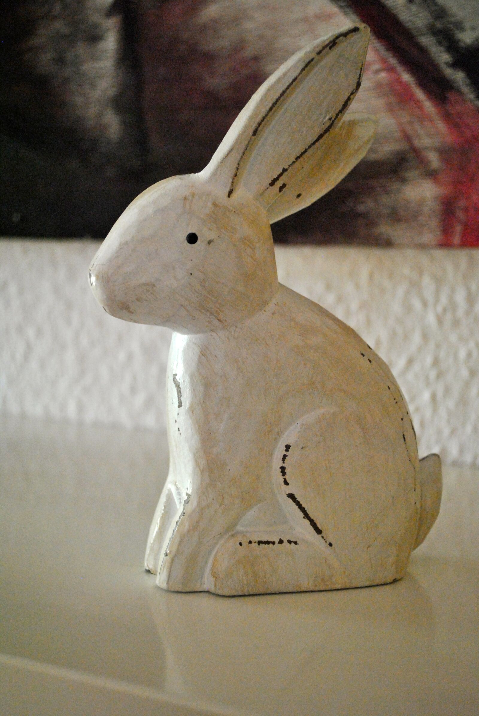 Nikon D3000 sample photo. Deco, hare, wood photography