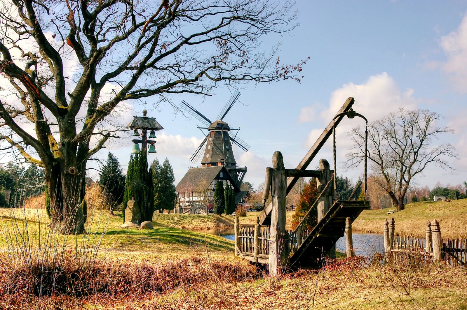 Nikon D40 sample photo. Mill, gifhorn, nature photography