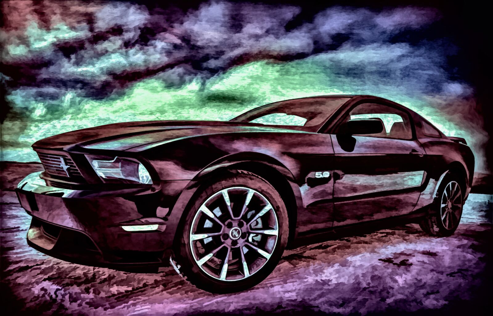 Canon EOS 7D sample photo. Car, mustang, ford photography
