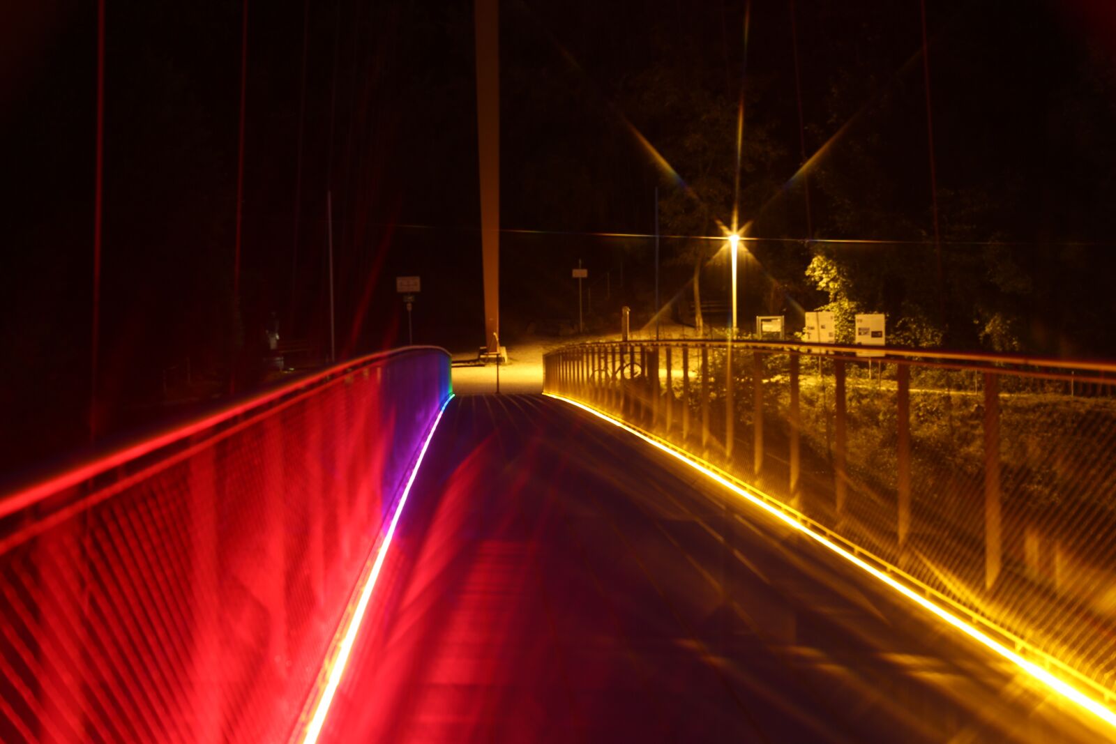 Canon EF 24-105mm F4L IS USM sample photo. Bridge, light, night photography