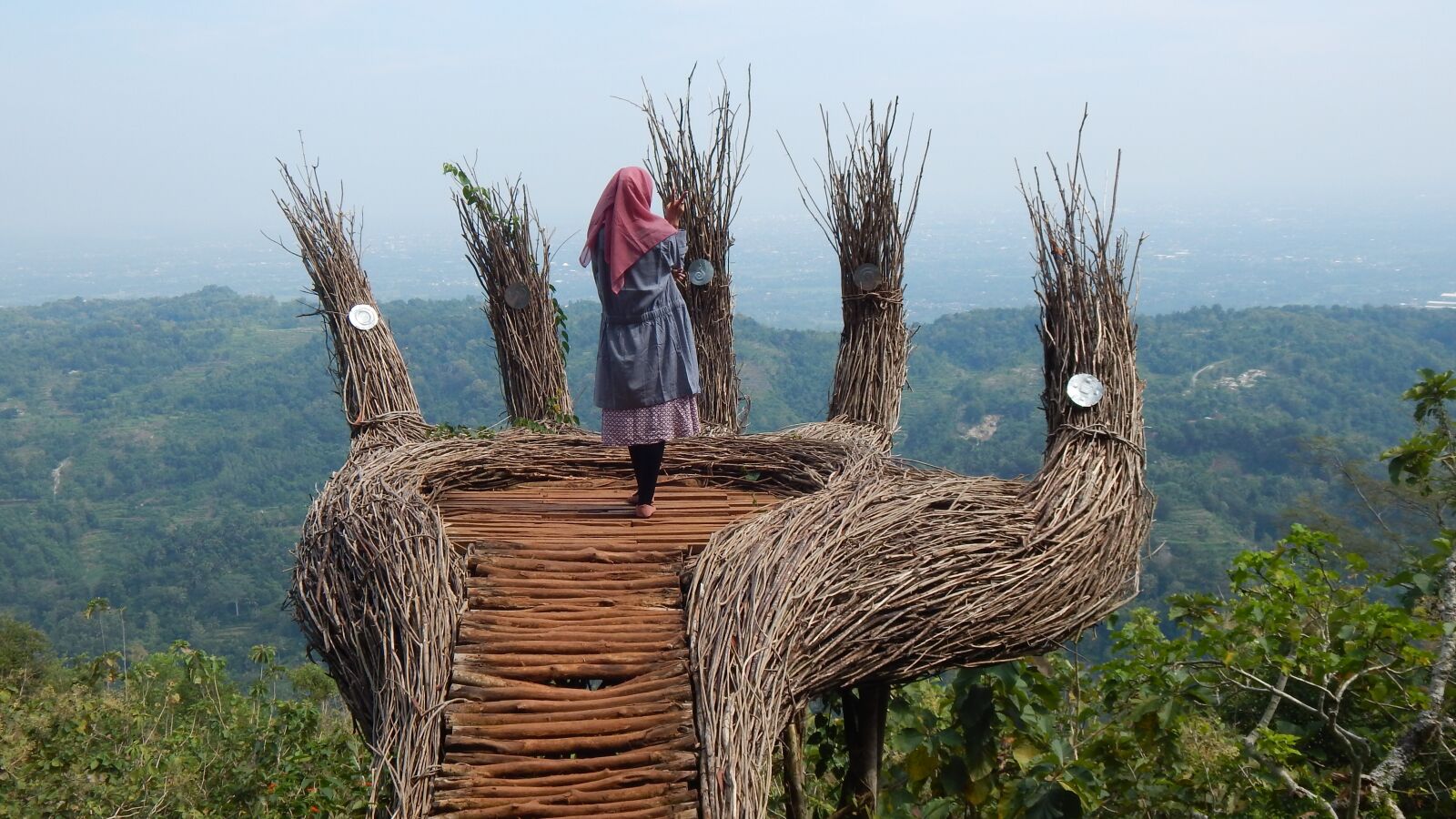Nikon Coolpix L830 sample photo. Jogja, pine forest, spot photography