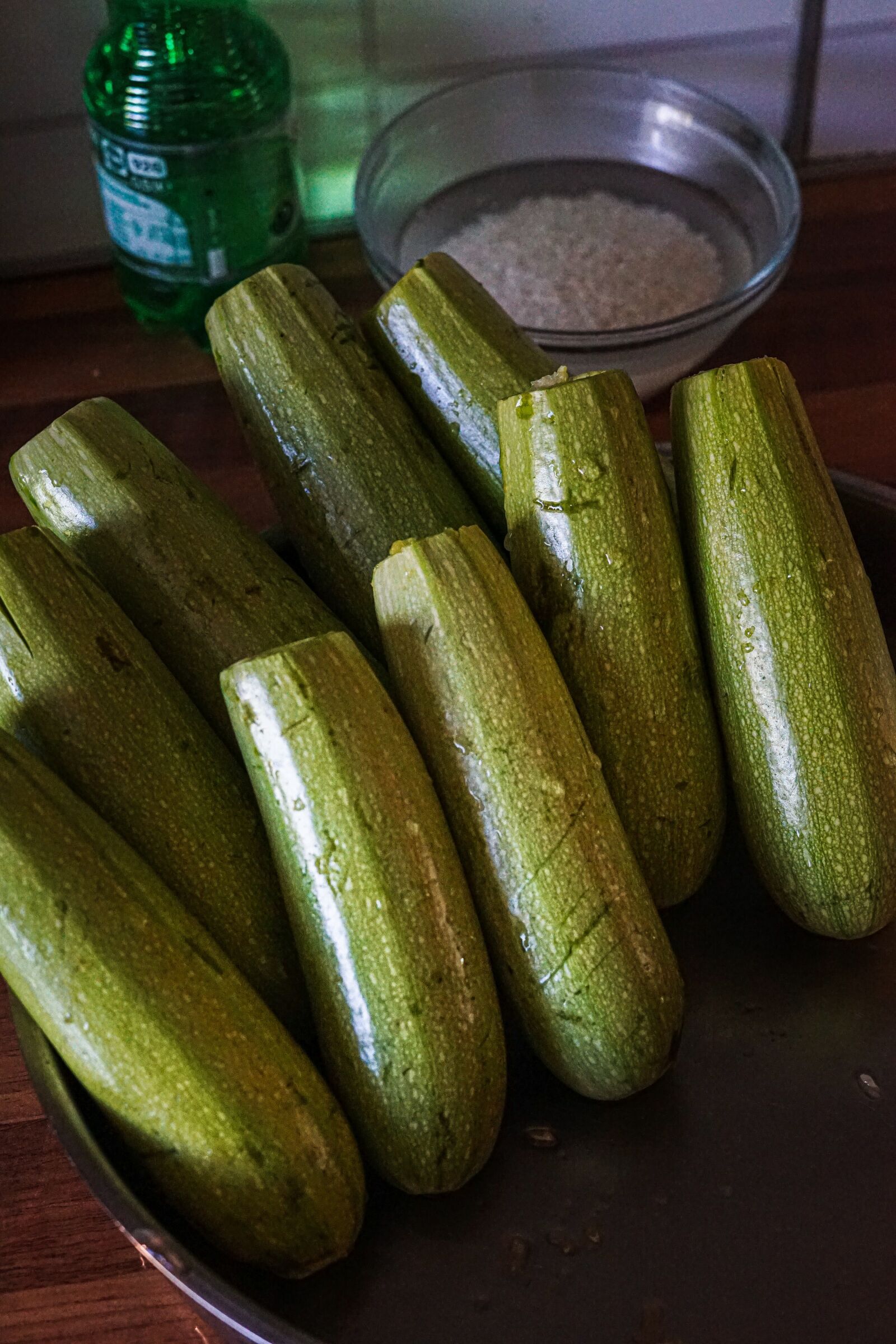 Sony FE 50mm F1.8 sample photo. Zucchini, vegetables, eat photography