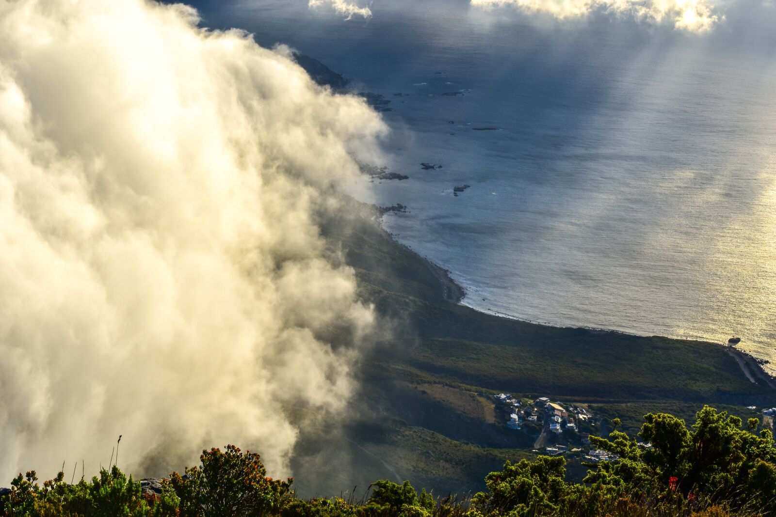 Nikon D5500 sample photo. Table mountain, south africa photography