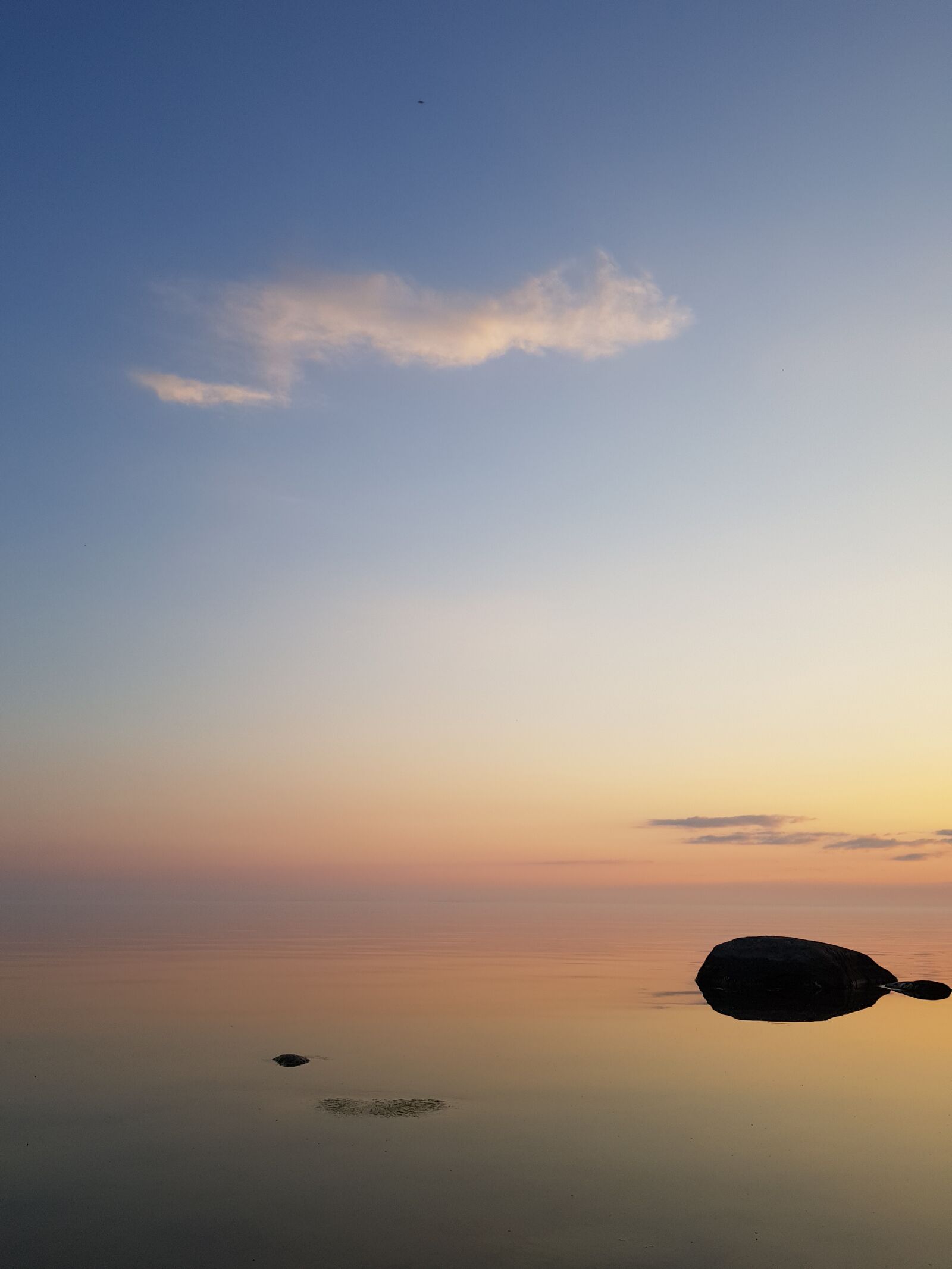 Samsung Galaxy S8 sample photo. Calm, sea, sunset photography