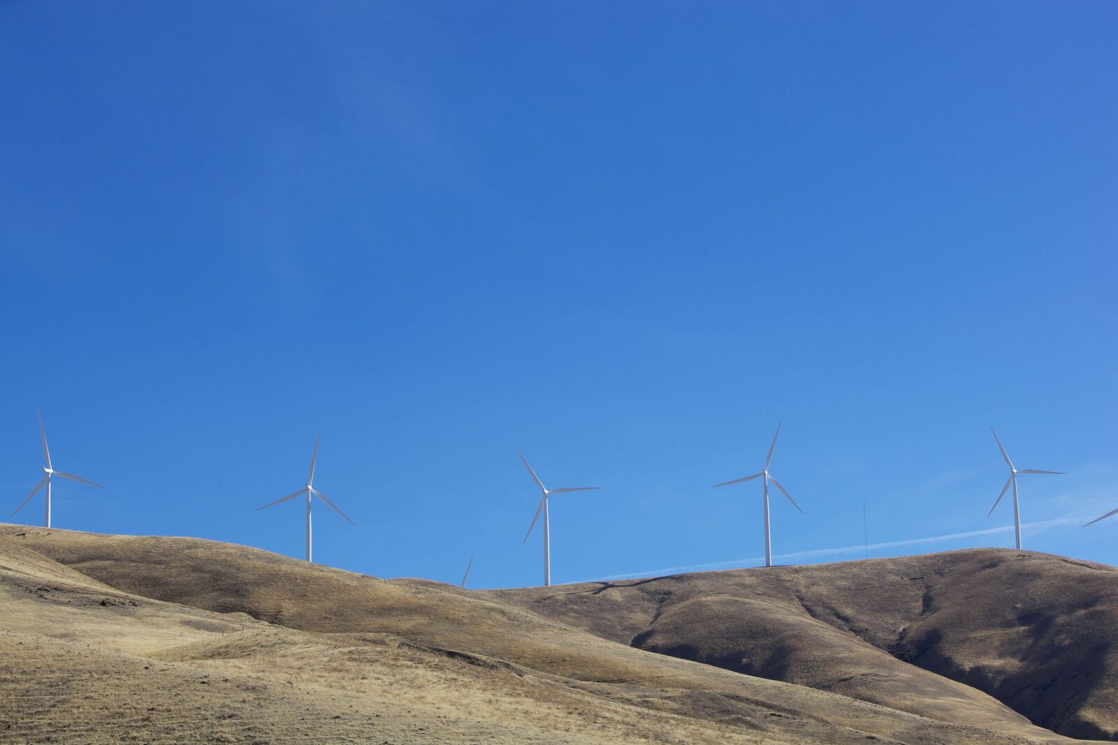 Canon EOS 5D Mark II sample photo. Wind turbines, hills, mountains photography