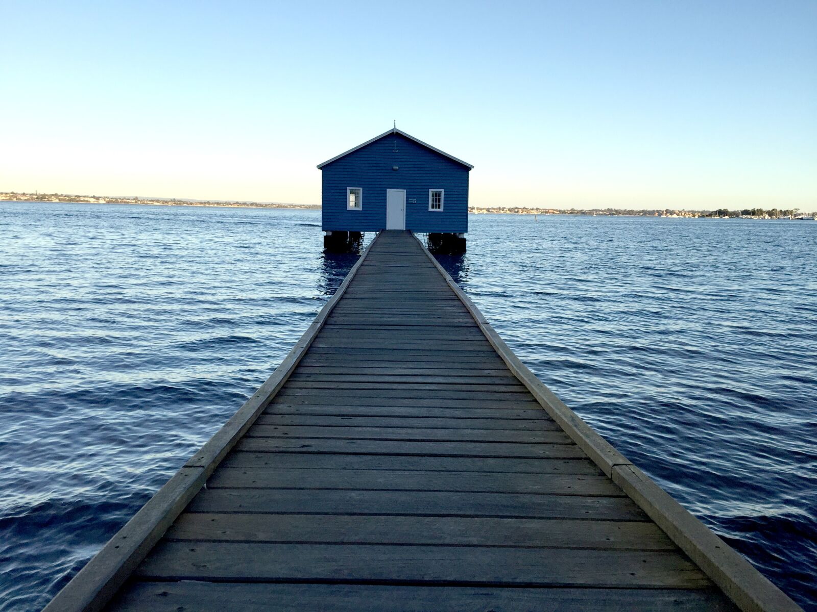 Apple iPhone 6 sample photo. Blue boat house, perth photography