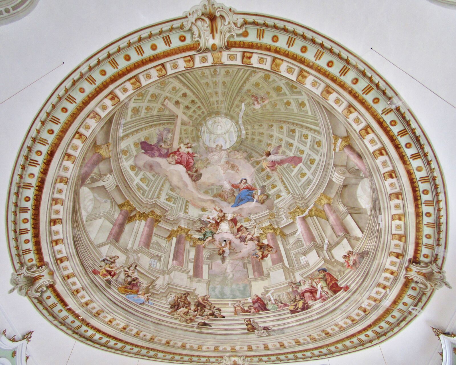 Canon POWERSHOT SX432 IS sample photo. Painting, church room, maria photography