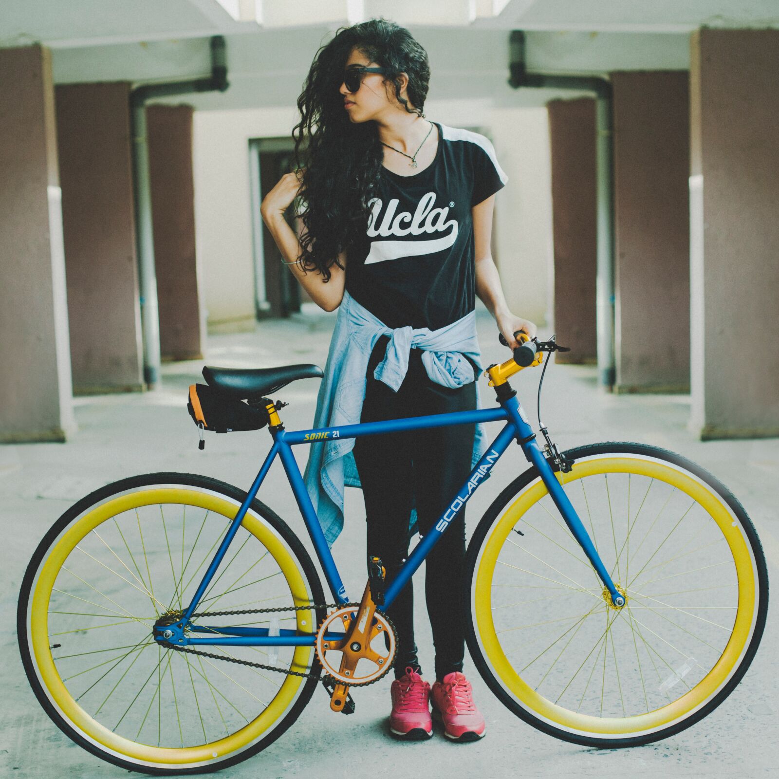 Canon EOS 5D Mark II sample photo. Wheel, cyclist, bike photography