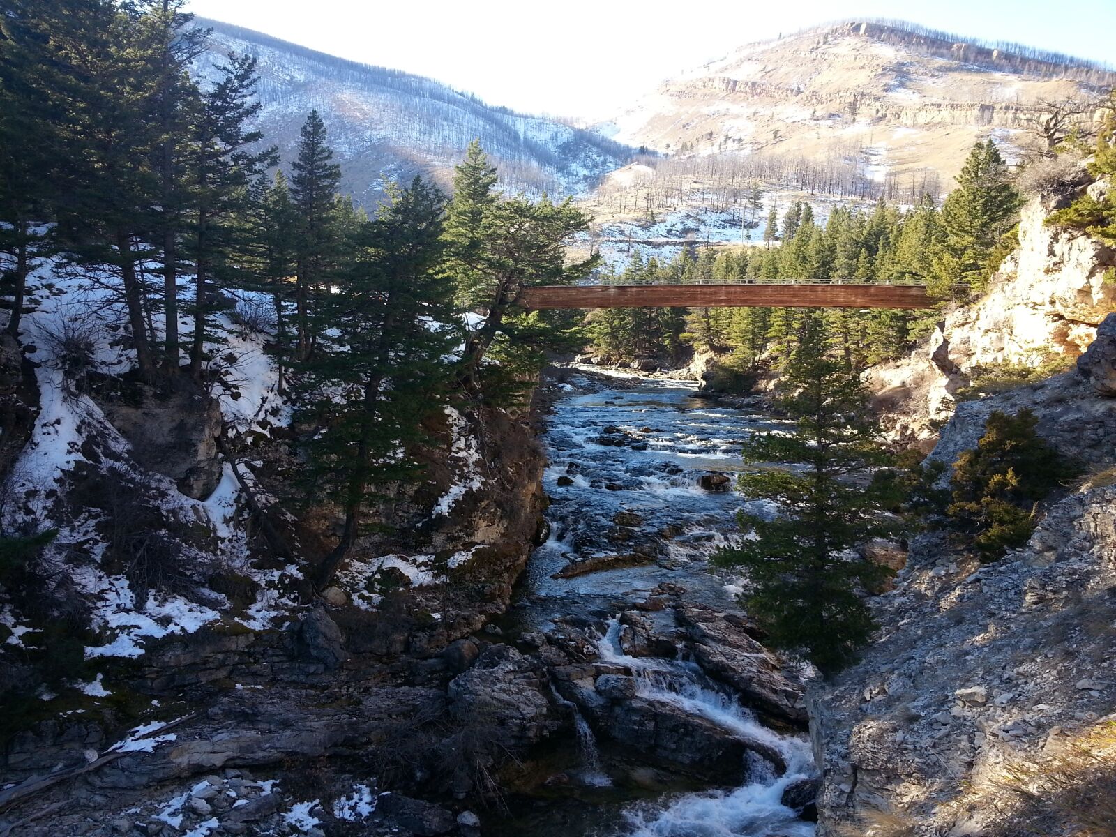 Samsung Galaxy S3 sample photo. Montana, stream, mountains photography