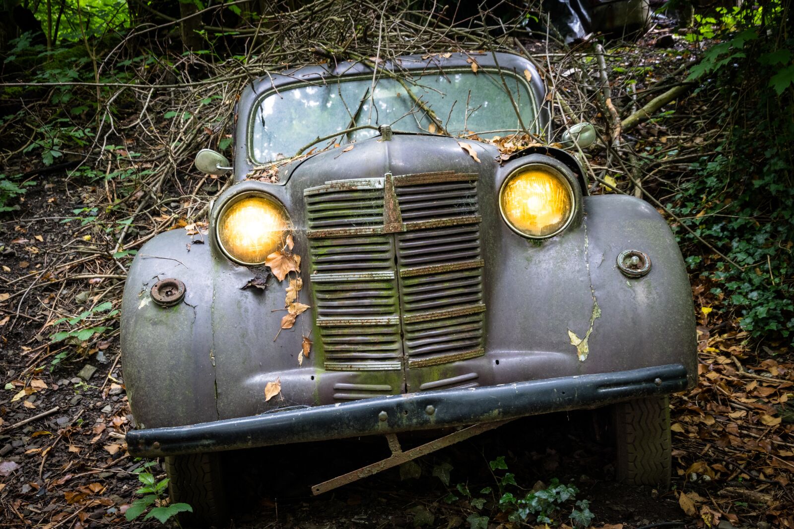 Canon EOS 80D sample photo. Auto, car cemetery, historically photography