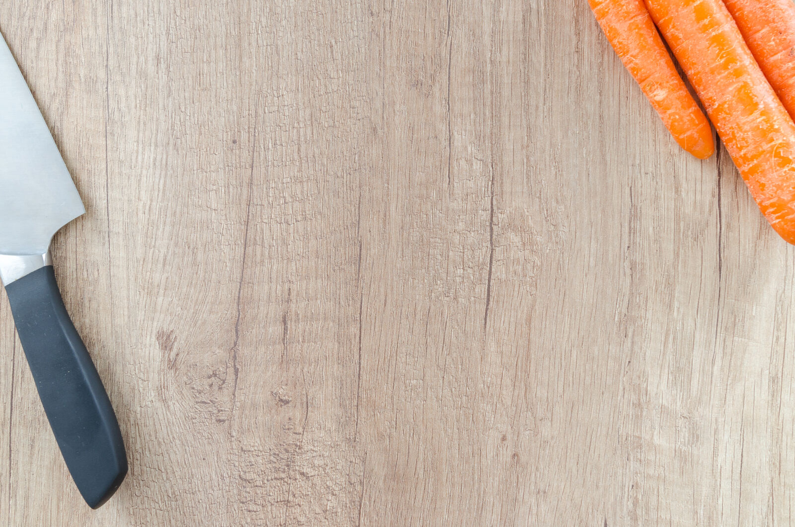 Nikon D5100 sample photo. Above, background, board, carrot photography
