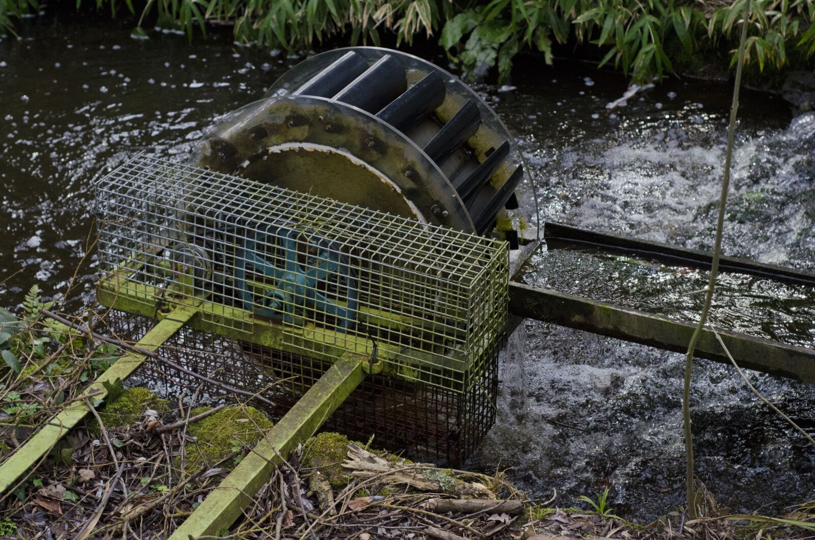 Nikon D5100 sample photo. Water wheel, stream, river photography