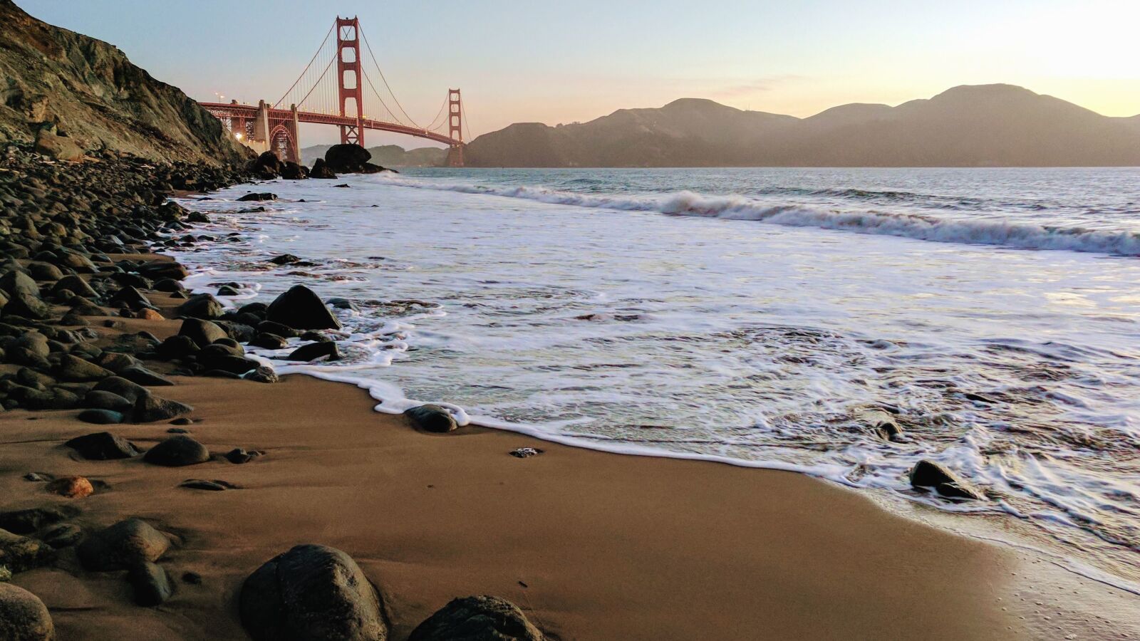 Google Pixel XL sample photo. Wave, sand, coast, rocks photography