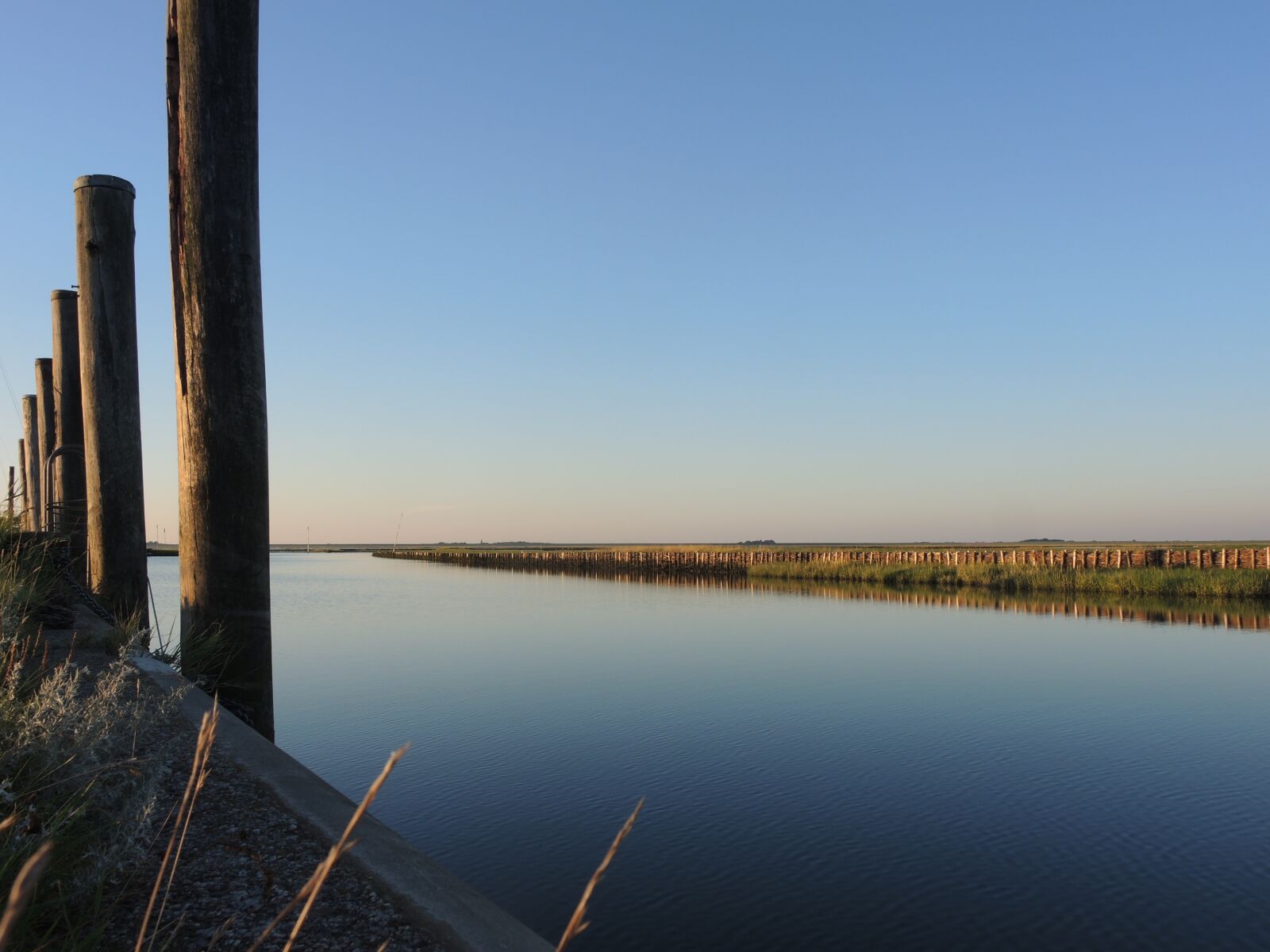 Nikon Coolpix P7700 sample photo. Salt marshes, koog, port photography