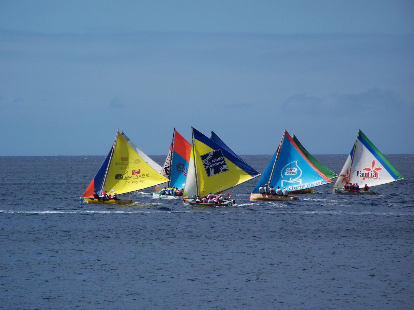 Kodak EASYSHARE ZD710 ZOOM DIGITAL CAMERA sample photo. Regatta, guadeloupe, boats photography