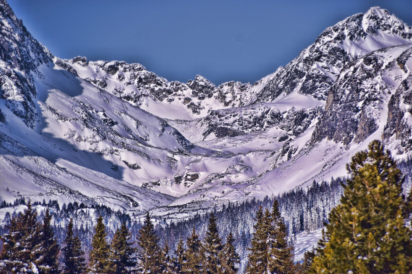 Nikon D5300 sample photo. Mountains, winter, snow photography