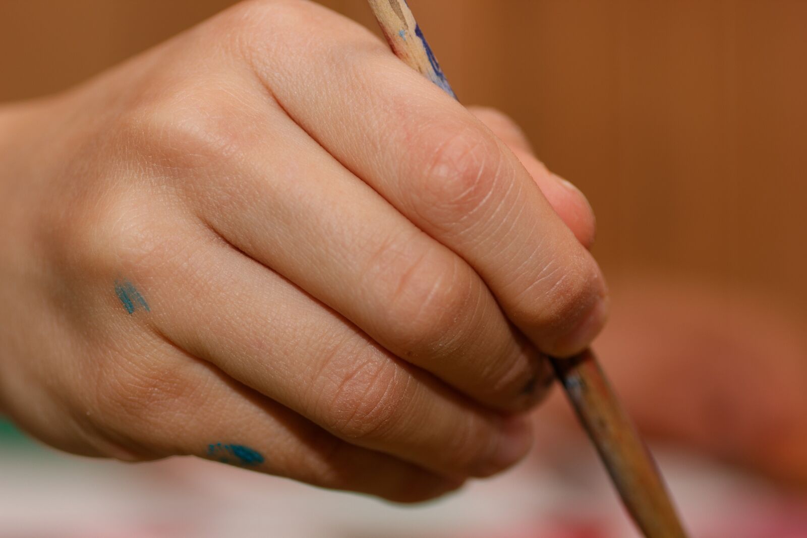 Canon EOS 550D (EOS Rebel T2i / EOS Kiss X4) sample photo. Hand, brush, paint photography