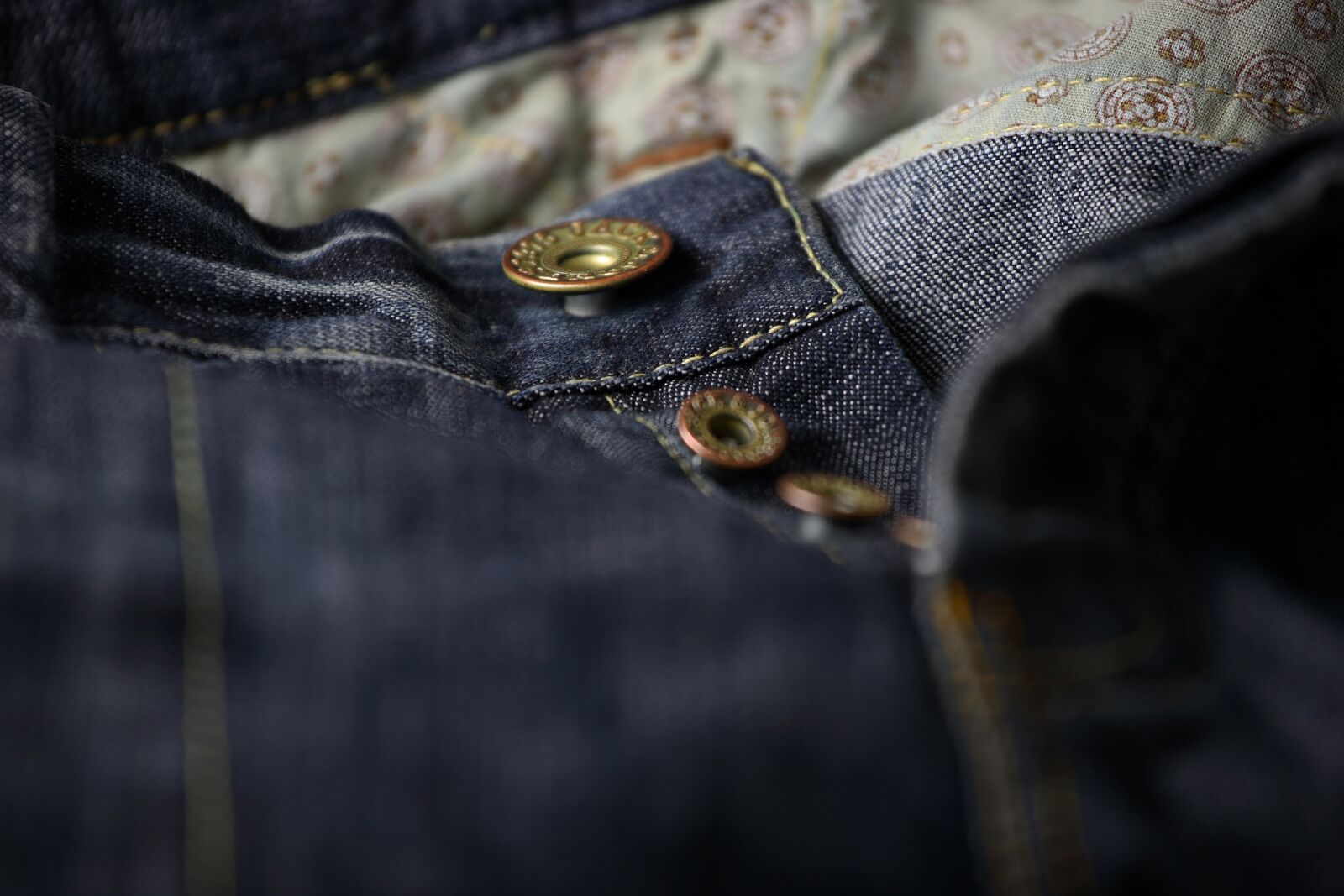 Canon EOS 5D sample photo. Denim, stitch, jeans photography