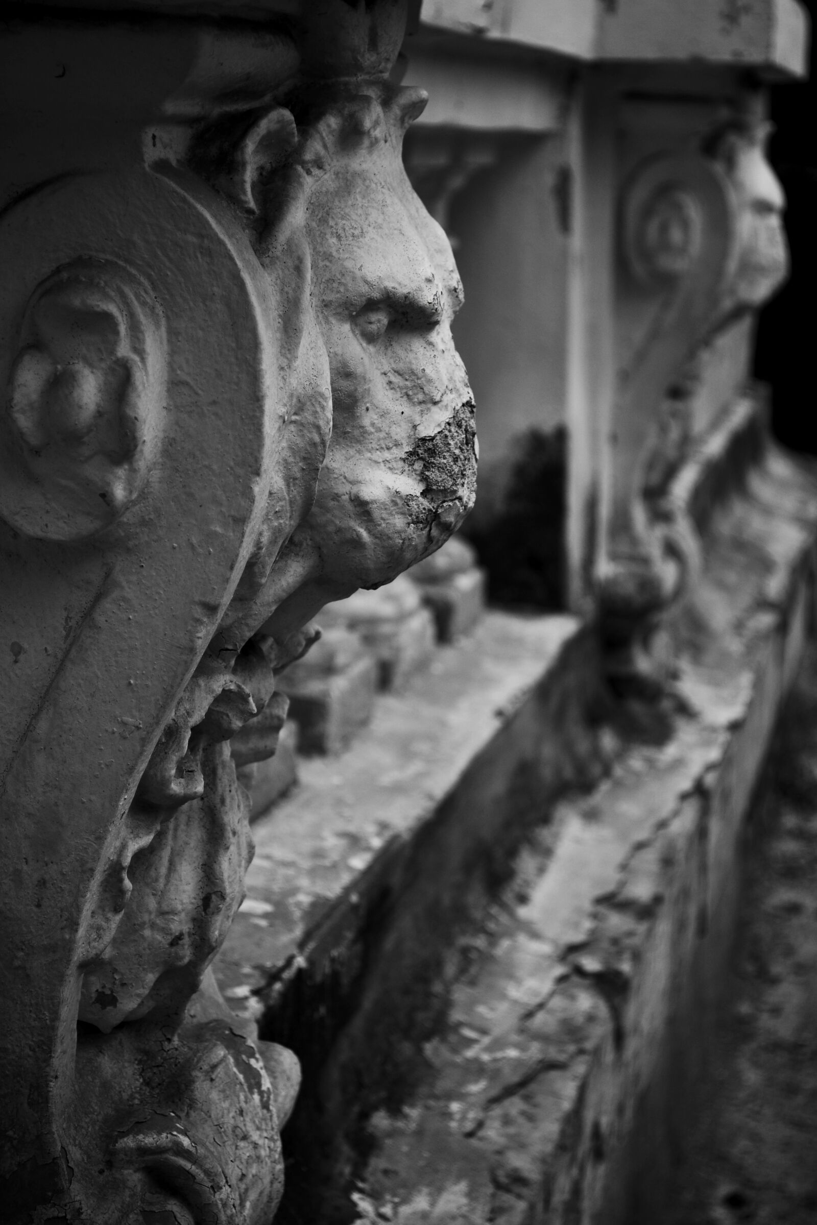 Nikon D3100 sample photo. Abandoned, building, cemetery, eroded photography