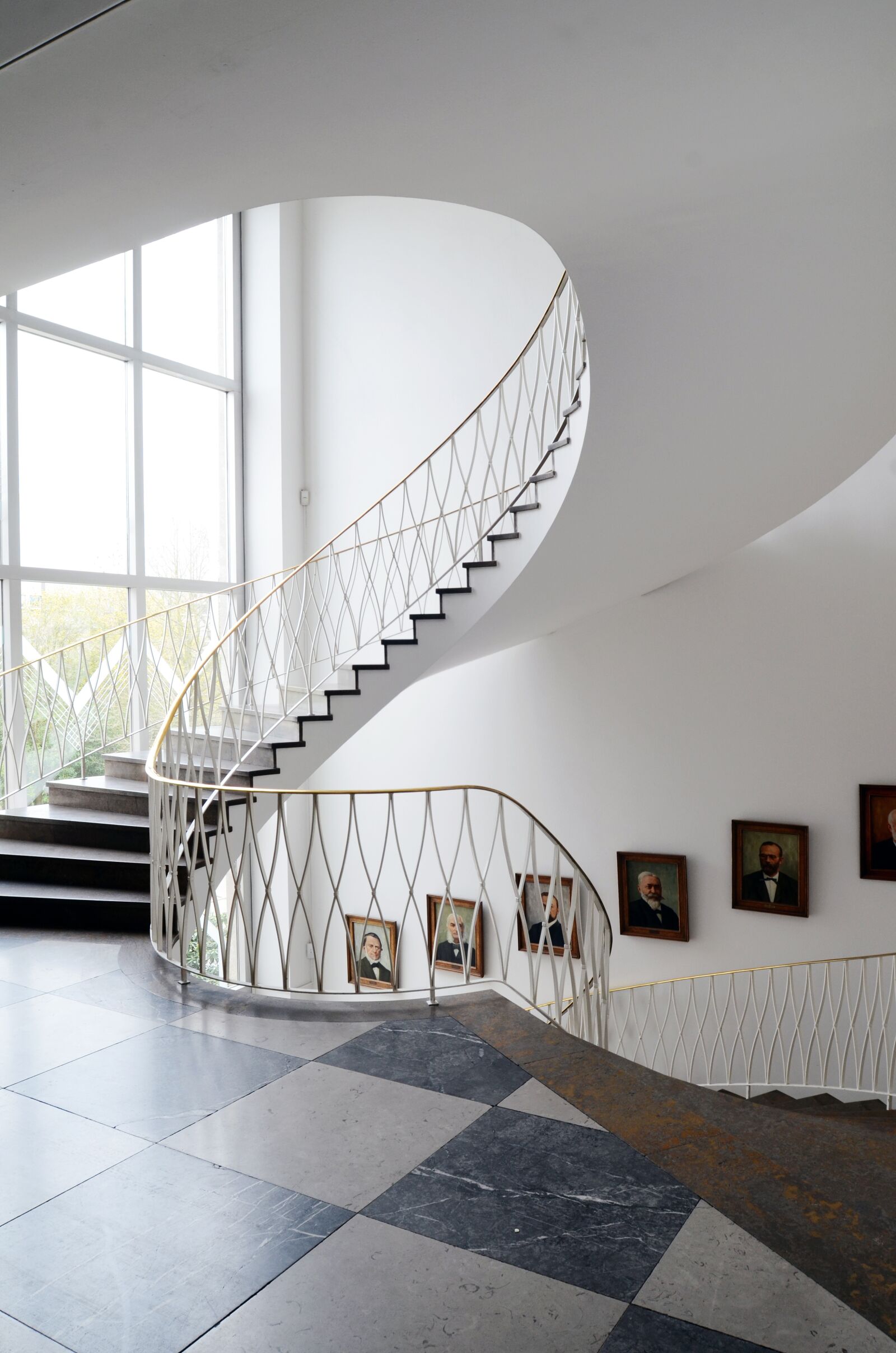 Nikon D7000 sample photo. Dortmund, ihk, staircase photography