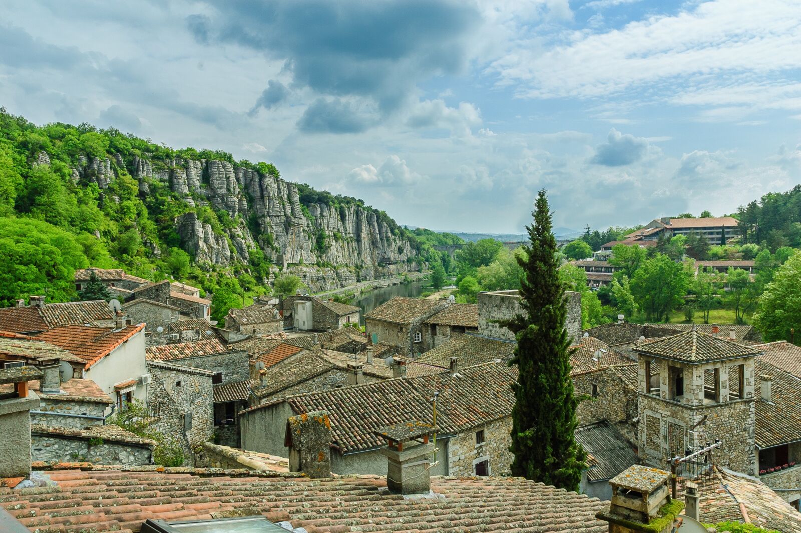 Nikon D70 sample photo. Village, sky, france photography