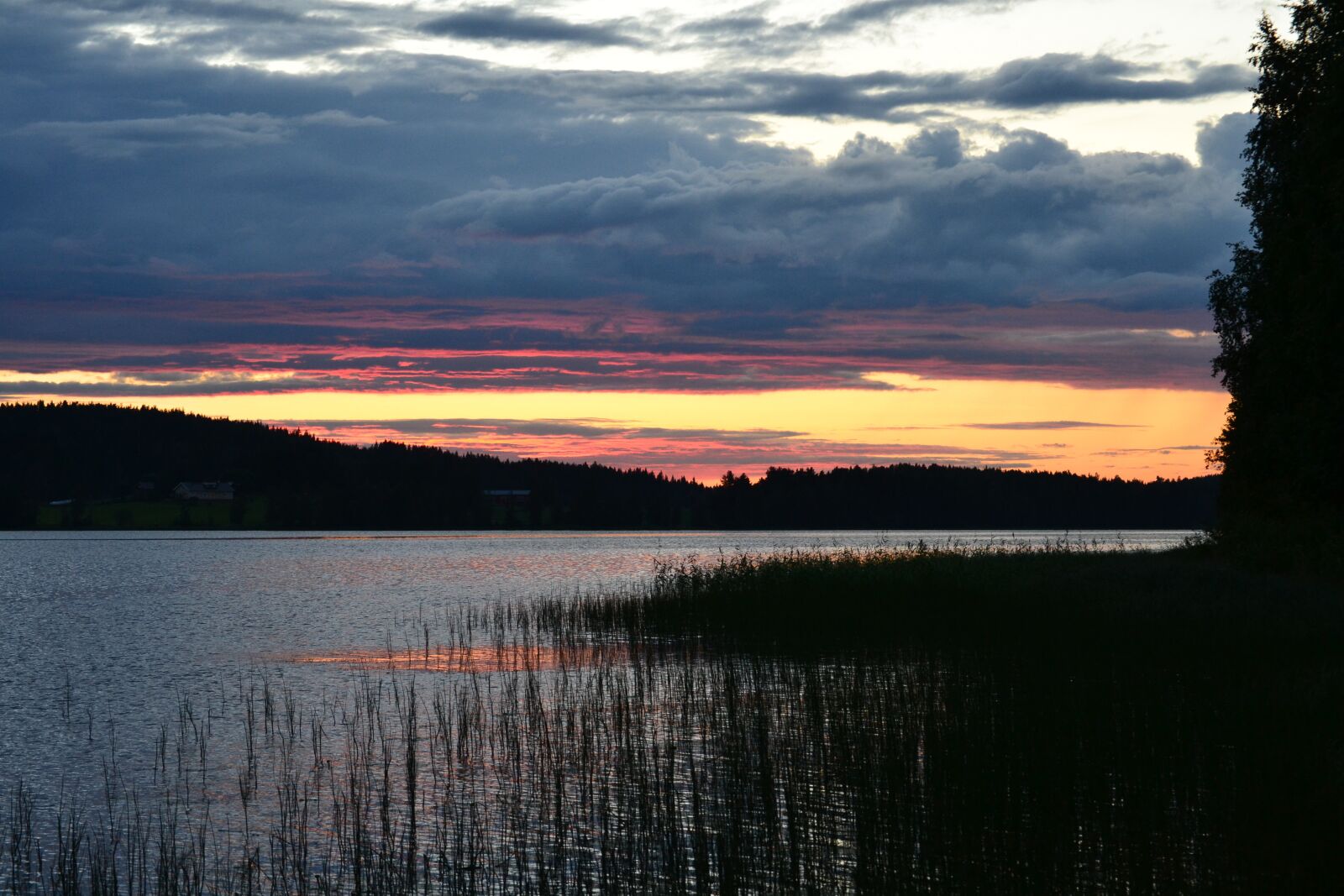 Nikon D3100 sample photo. Sunset, lake, water photography
