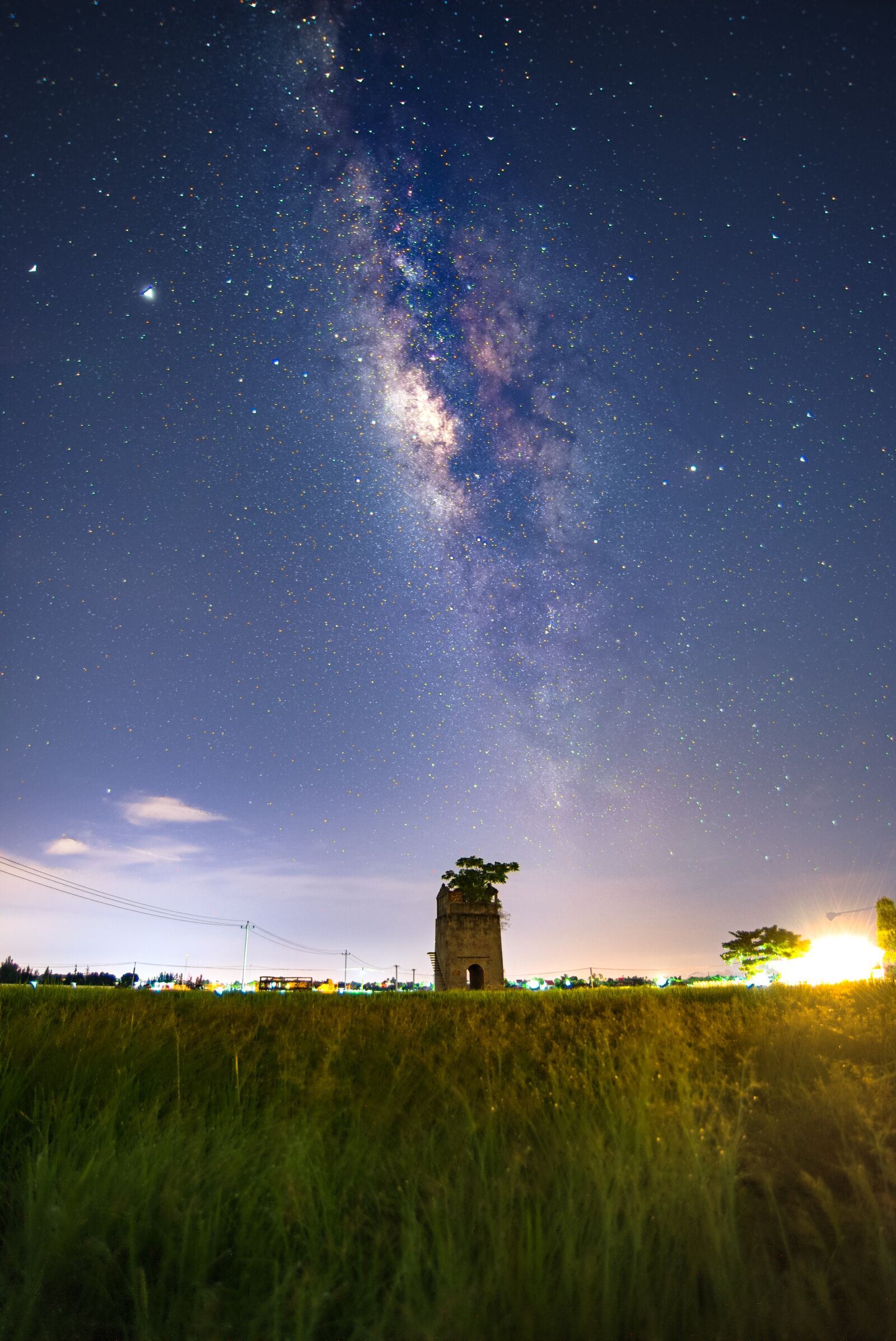 Nikon D750 sample photo. Landscape, night sky, meadow photography
