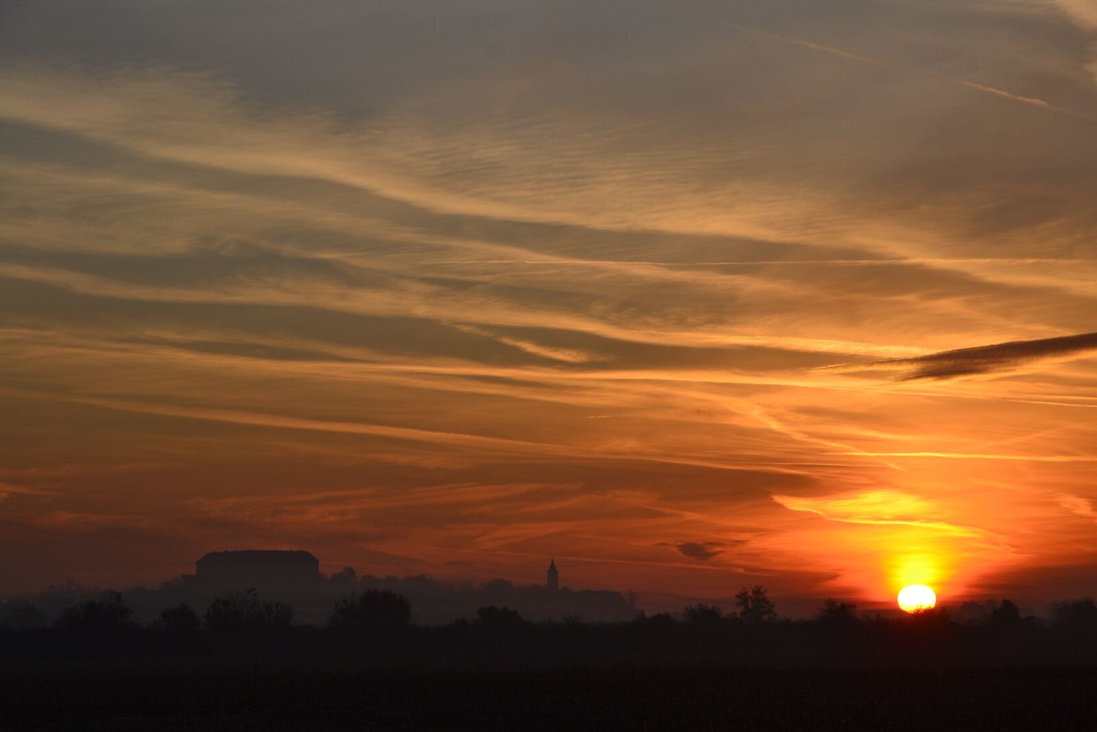 Nikon D3100 sample photo. Silhouette, sunset, sunrise photography