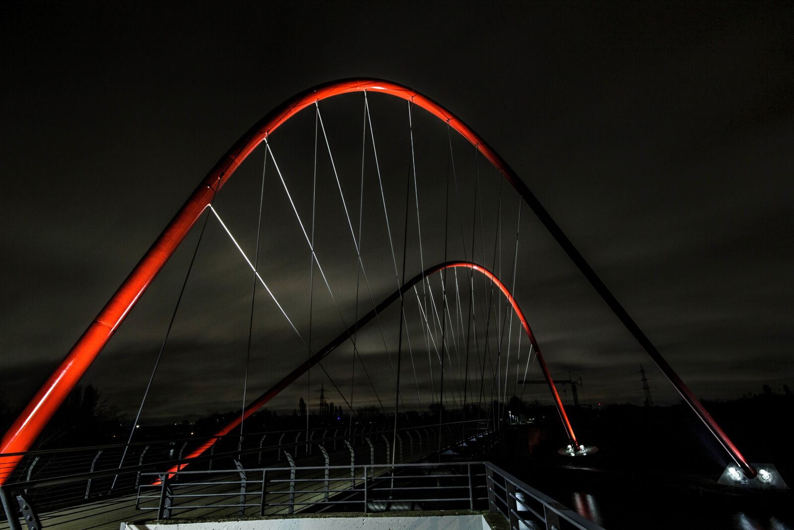Canon EOS 550D (EOS Rebel T2i / EOS Kiss X4) sample photo. Nordstern bridge, gelsenkirchen, bridge photography