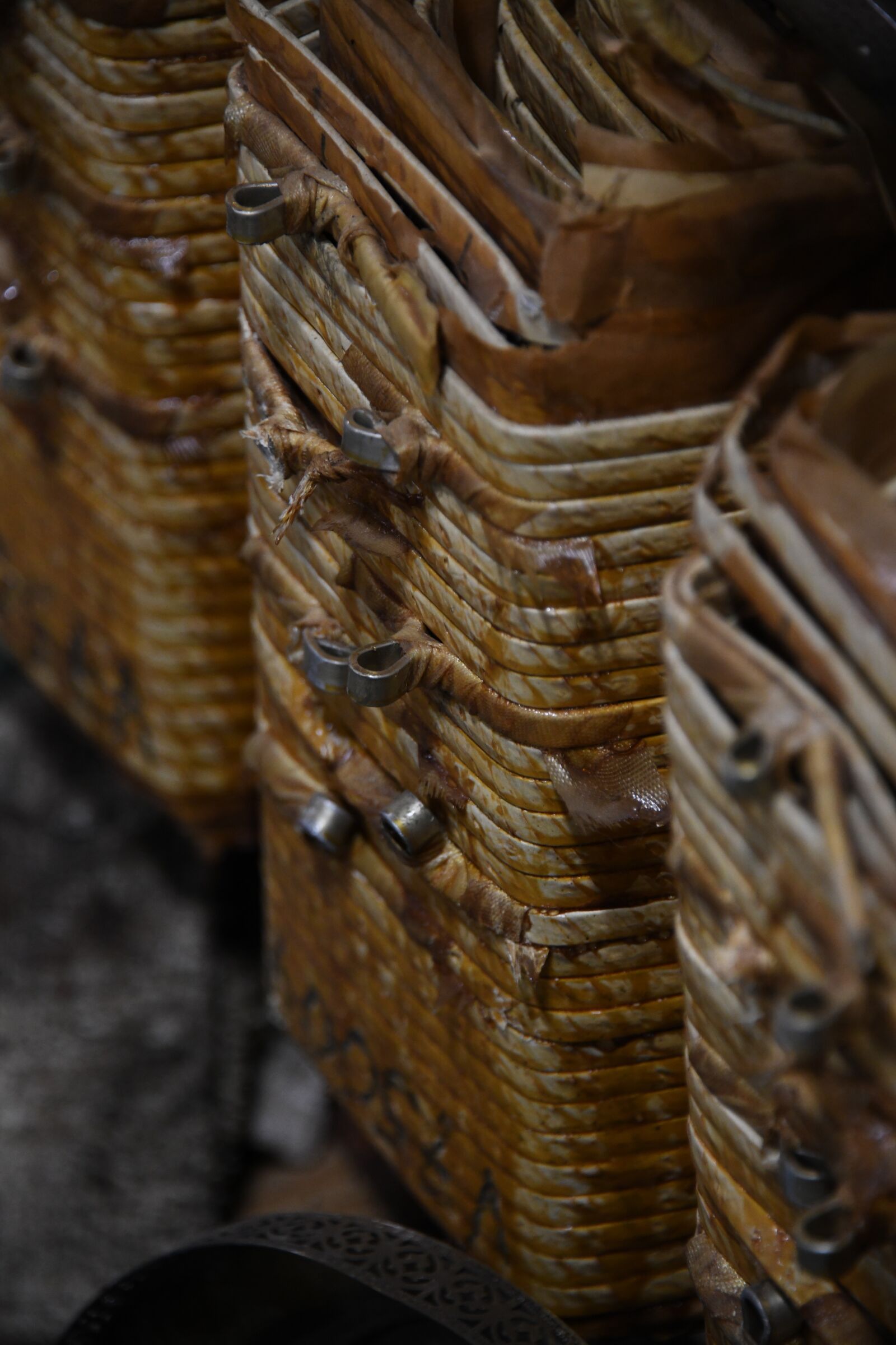 Nikon D850 sample photo. Texture, bands, wiring photography