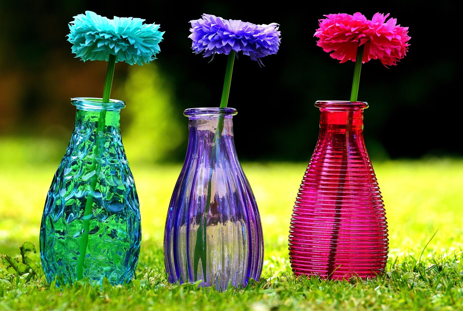 Nikon D3200 sample photo. Vases, glass, colorful photography