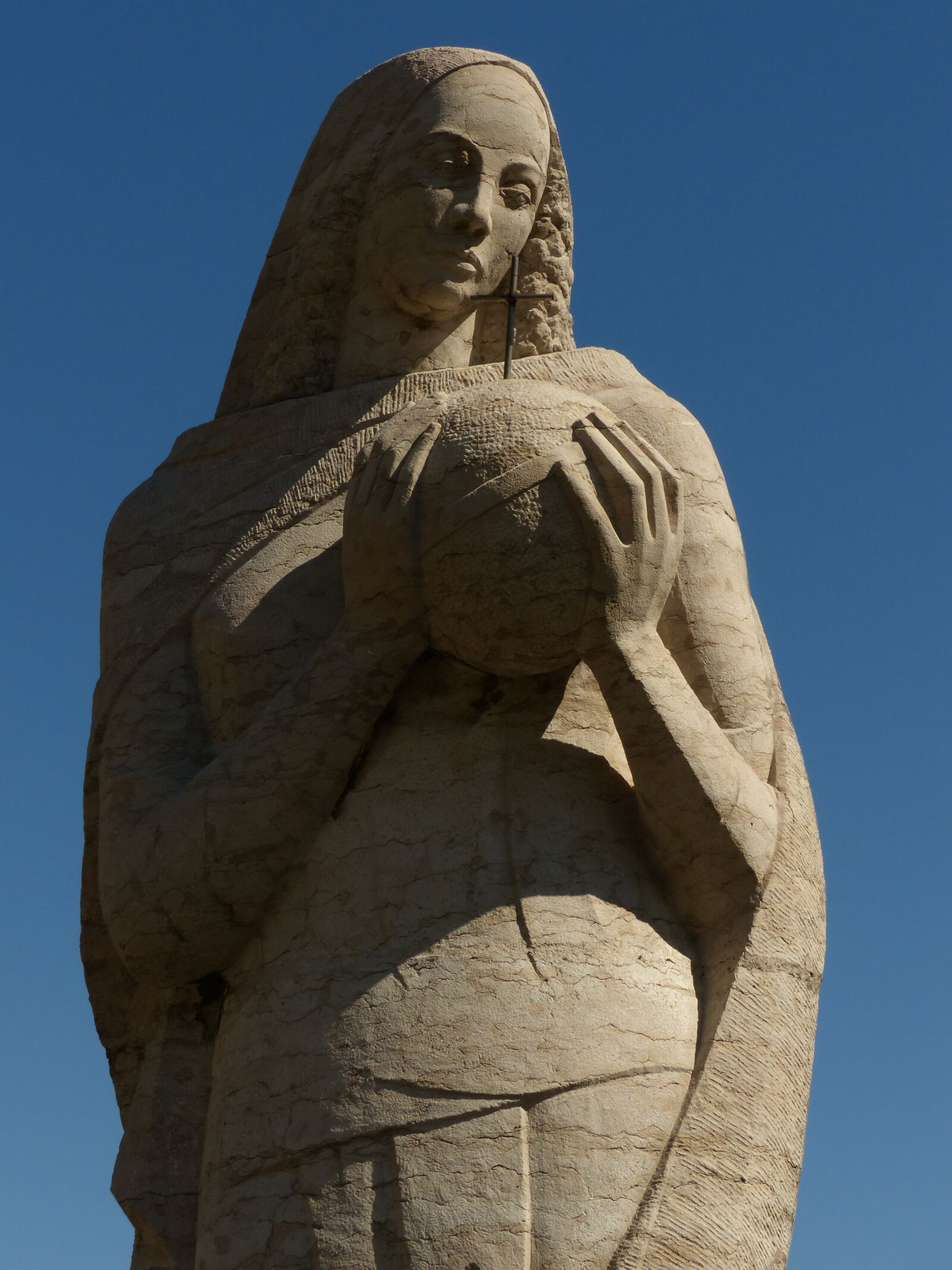 Panasonic Lumix DMC-FZ200 sample photo. Madonna, figure, stone figure photography