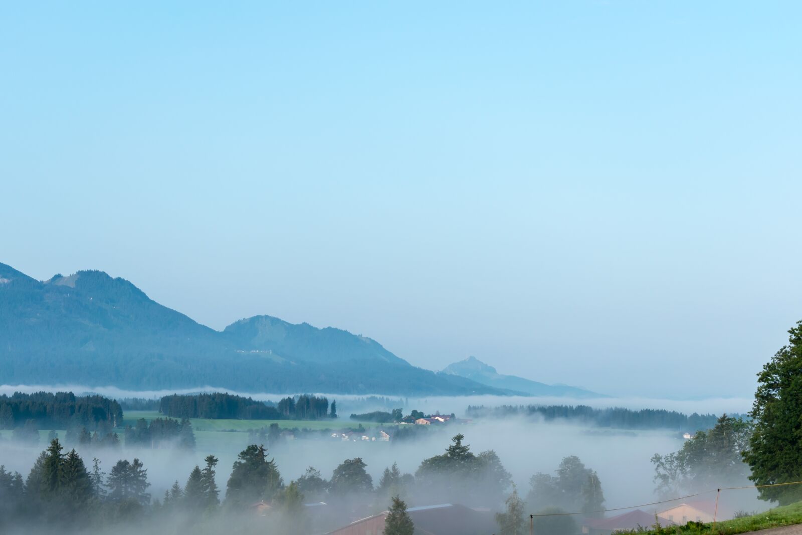 Nikon D5300 sample photo. Panorama, fog, mountains photography