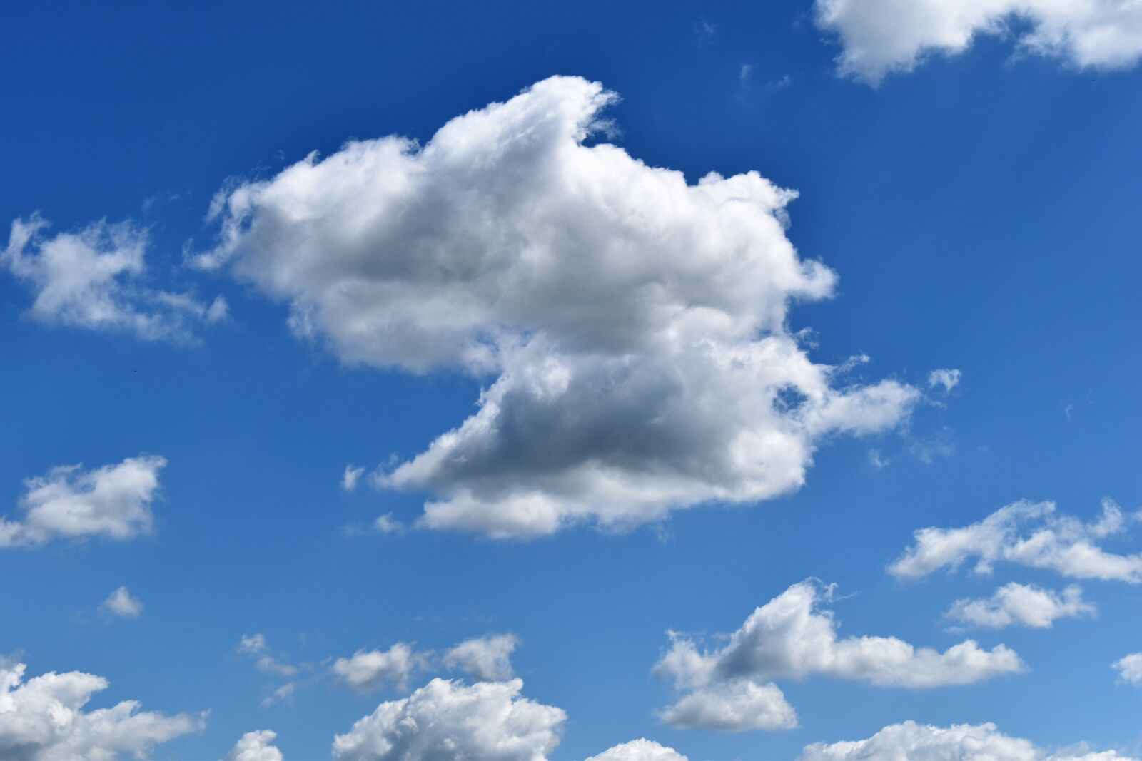 Nikon D5500 sample photo. Clouds, blue, white photography